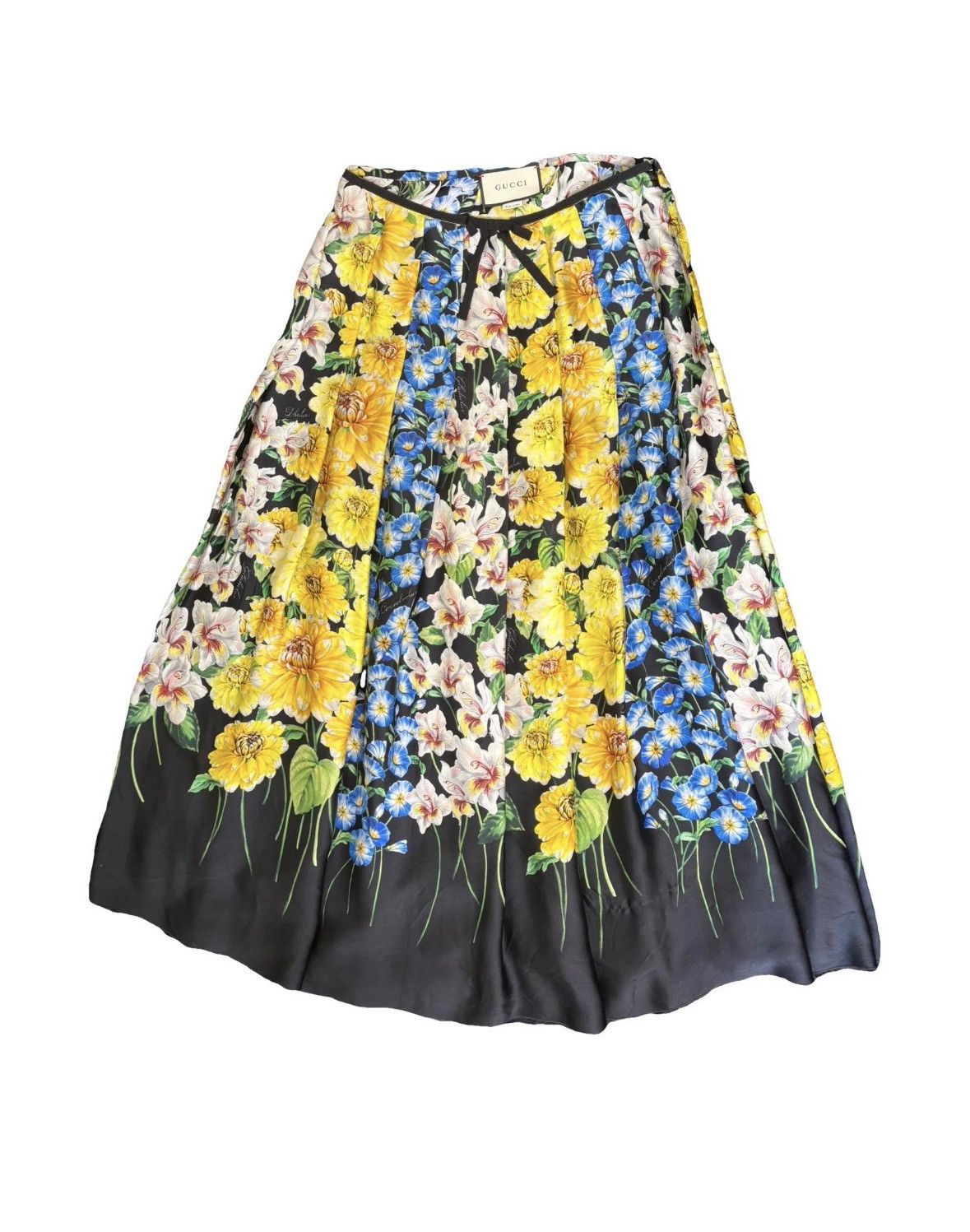 Gucci Gucci Floral Midi Skirt Size 28" / US 6 / IT 42 - 1 Thumbnail