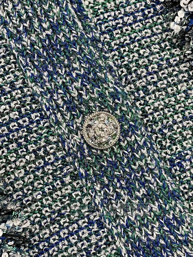 Chanel Chanel 23P sequin interspersed four-pocket jacket Size S / US 4 / IT 40 - 3 Thumbnail