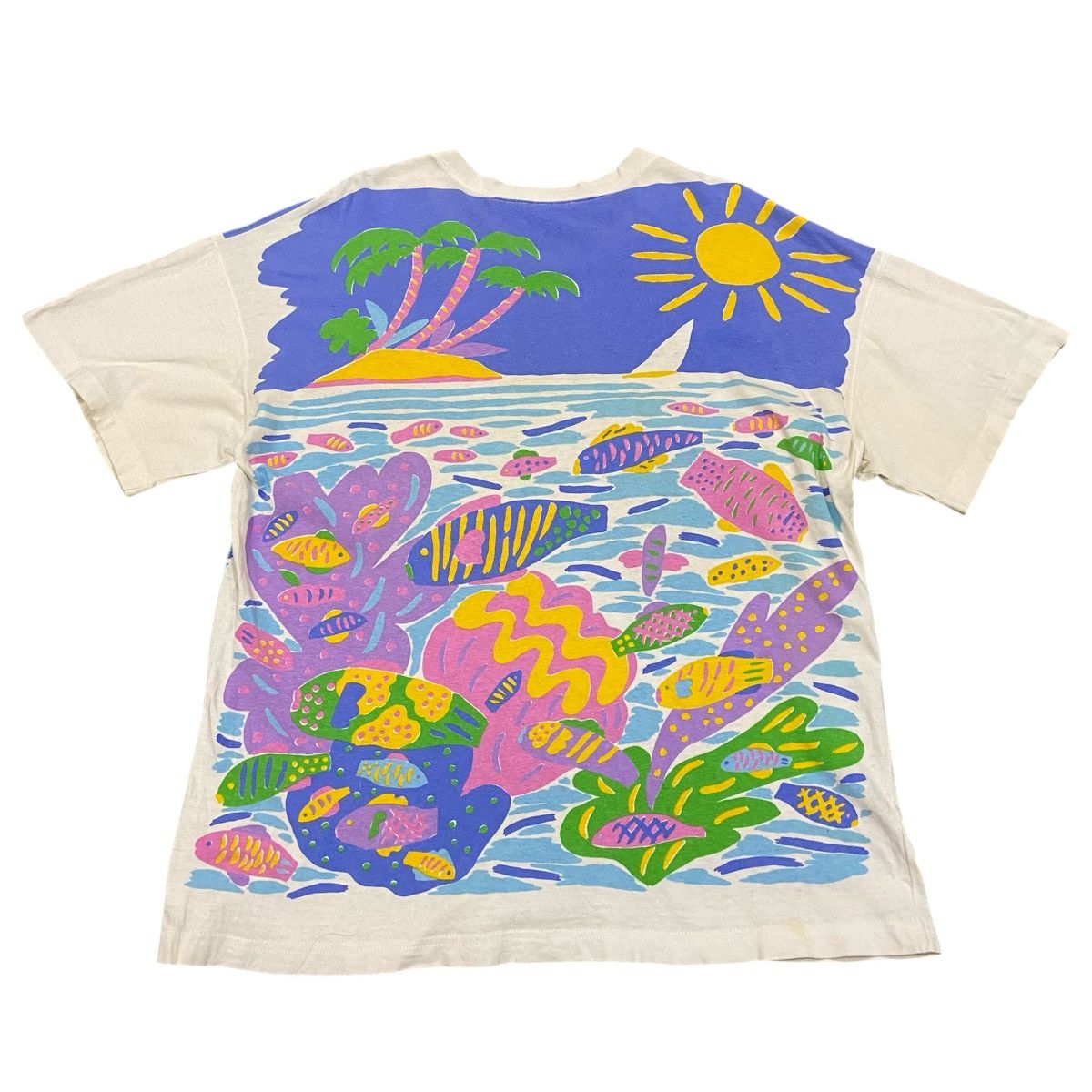 Vintage Vintage 1991 Ken Done Great Barrier Reef T-Shirt Down Under Size US M / EU 48-50 / 2 - 4 Thumbnail