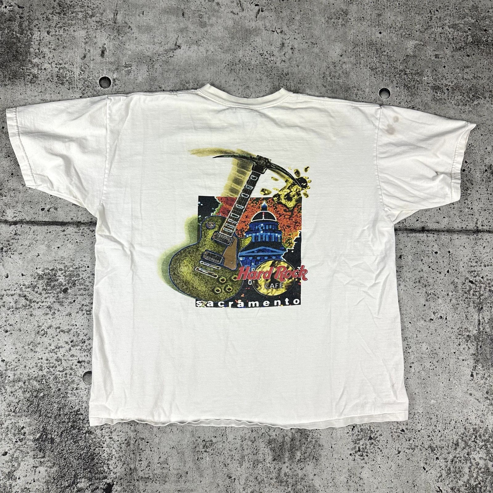 Hard Rock Cafe Hard Rock Cafe Sacramento Shirt XL USA Made Size US XL / EU 56 / 4 - 1 Thumbnail