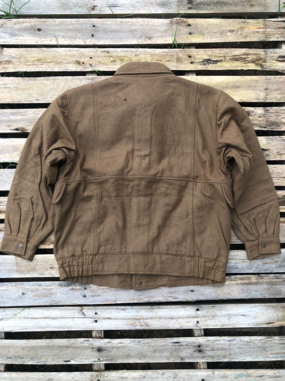 Japanese Brand × Vintage Vintage Pierre Bonie Wool Bomber Jacket Size US L / EU 52-54 / 3 - 2 Thumbnail