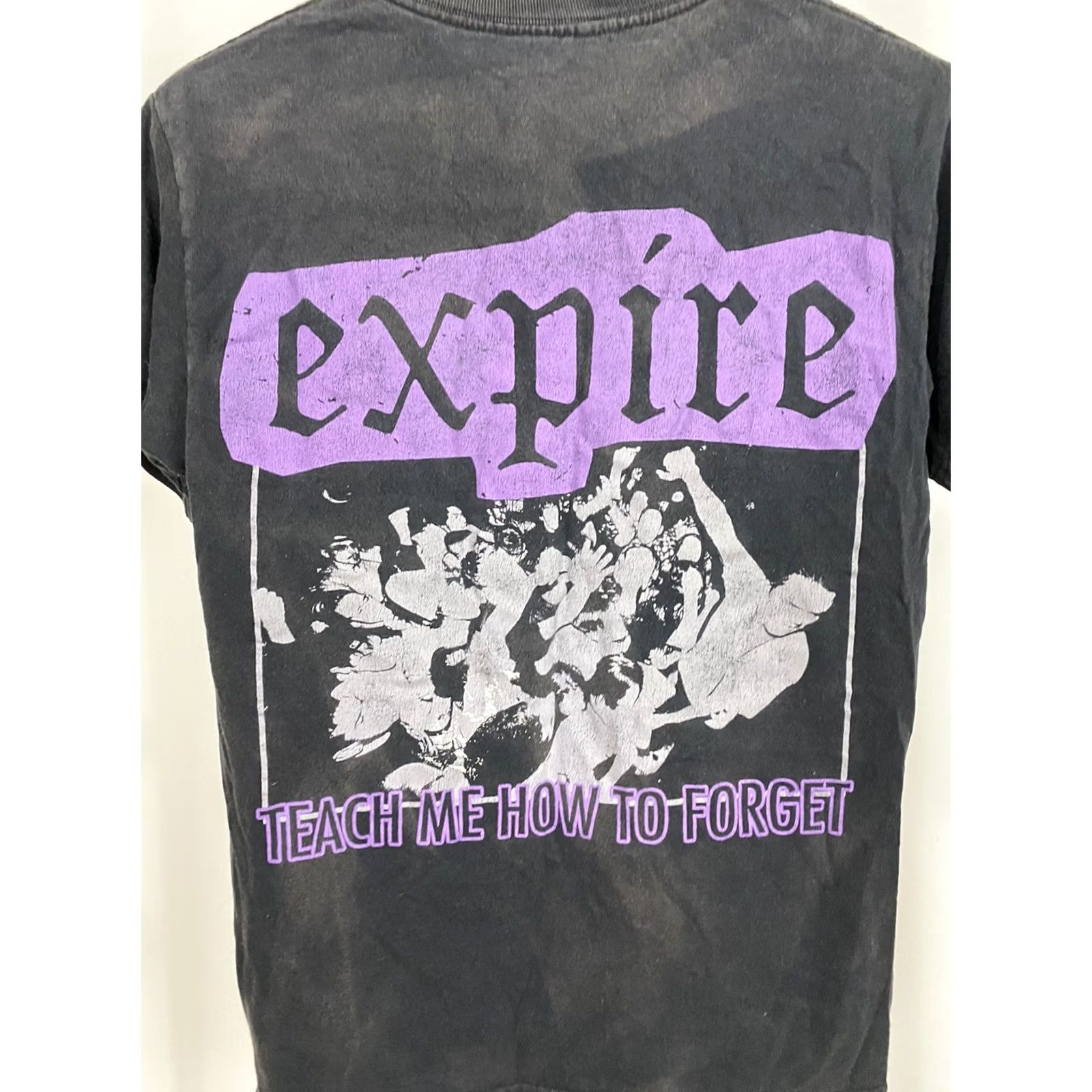 Vintage VTG Expire Teach Me How To Forget Punk Band Tour Black T-Shirt Size S Mens Size US S / EU 44-46 / 1 - 4 Thumbnail