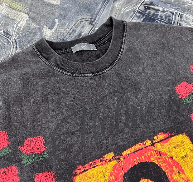 Japanese Brand × Vintage "Holiness -Black-M" T-shirt Size US L / EU 52-54 / 3 - 4 Thumbnail
