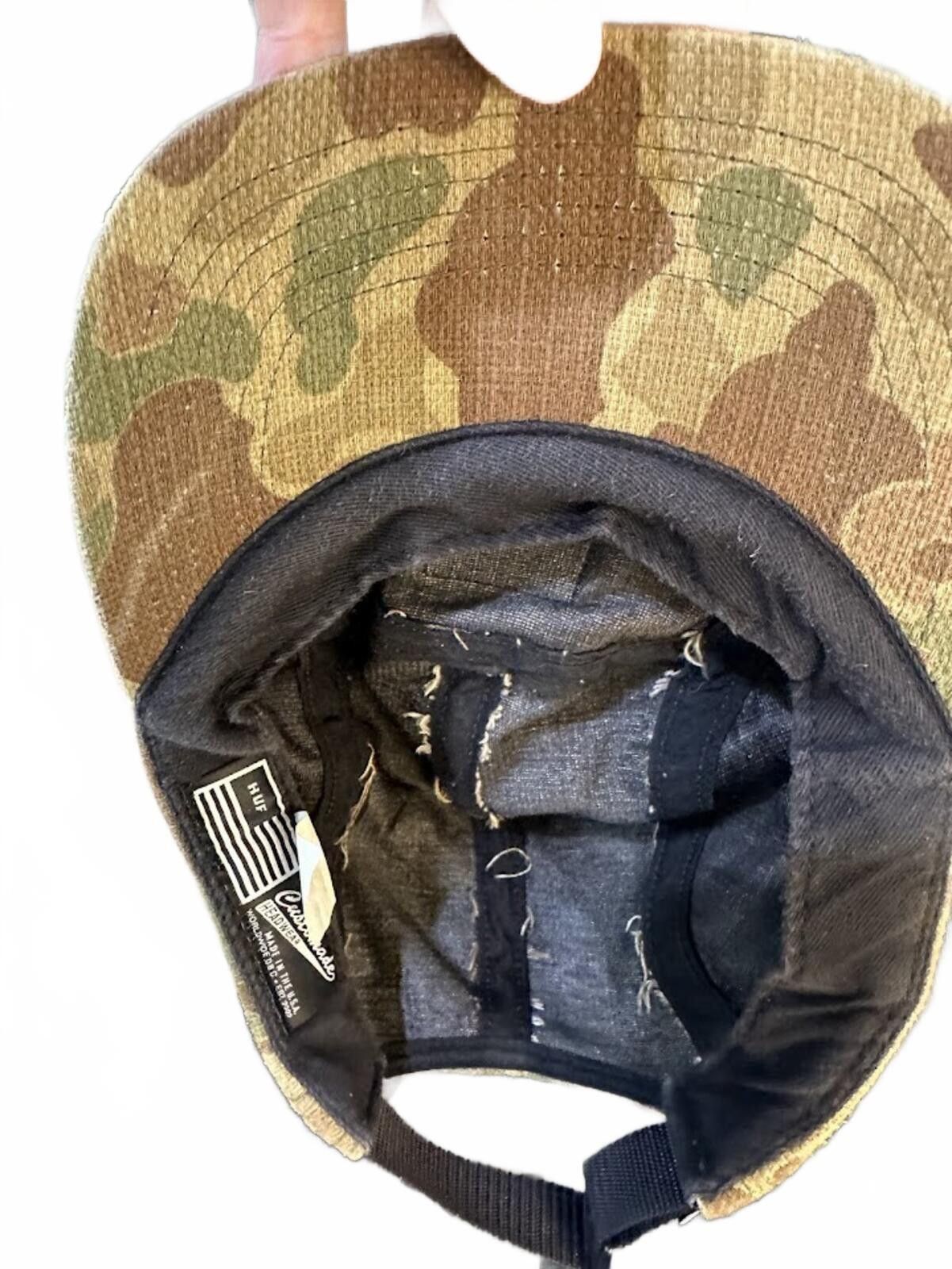 Huf HUF Camo Camp Strapback Hat Size ONE SIZE - 4 Thumbnail