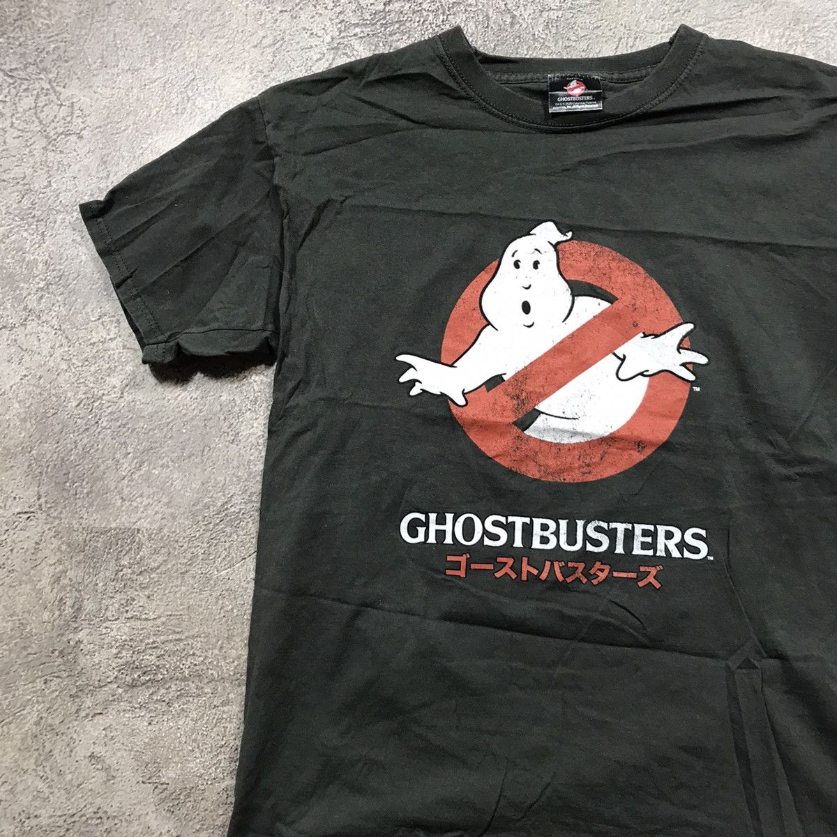 Vintage Vintage 90s Ghostbusters Graphic Tee Sun Faded Streetwear S Size US S / EU 44-46 / 1 - 3 Thumbnail
