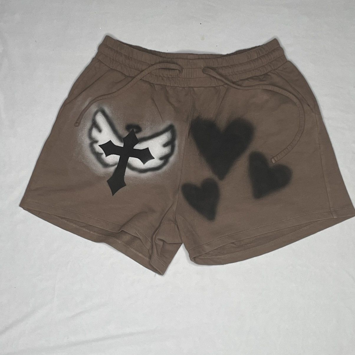 Other Airbrushed female gym shorts Size 32" / US 10 / IT 46 - 1 Thumbnail