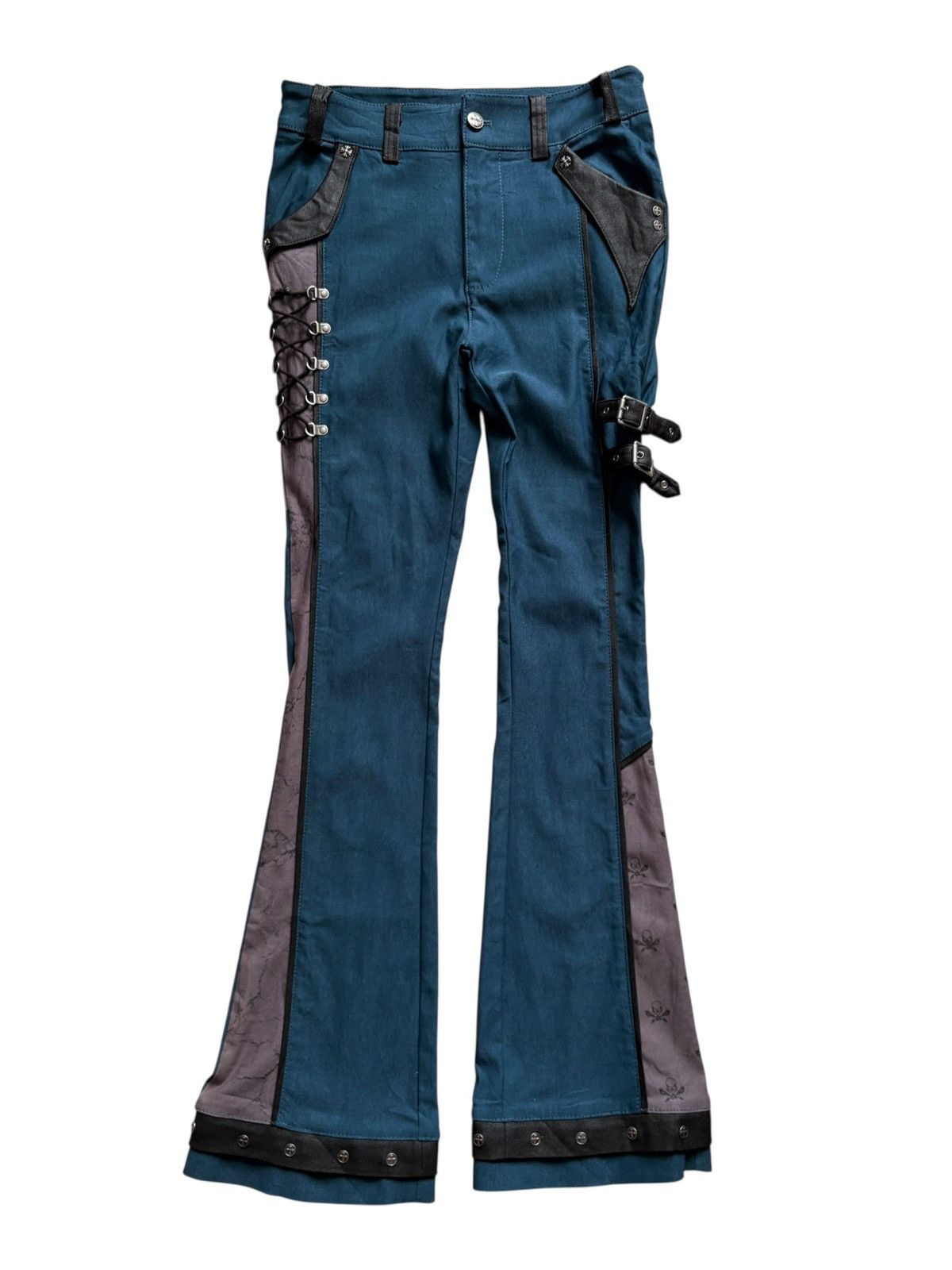Japanese Brand Ozz Croce punk gothic pants Size US 30 / EU 46 - 1 Thumbnail