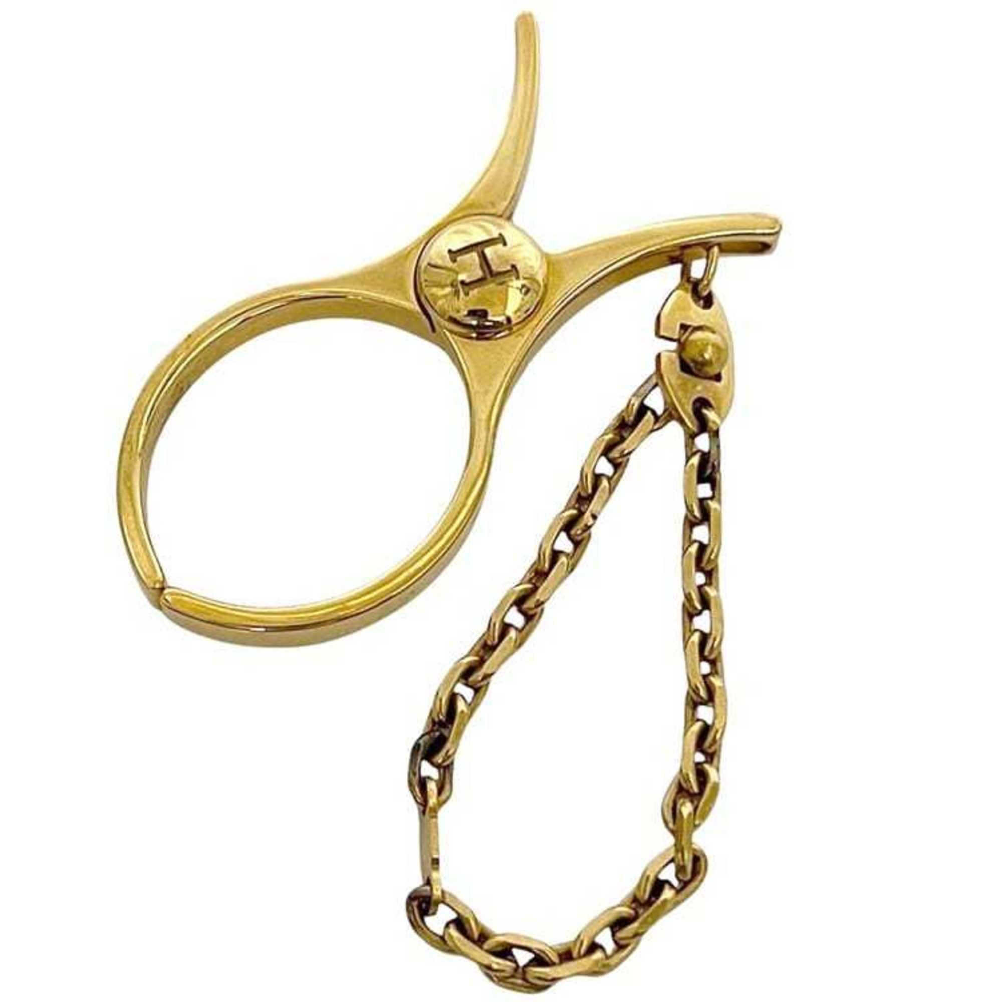 Hermes Hermès Glove Holder ec-24265 Gold GP HERMES Men's Women's Chain Size ONE SIZE - 1 Thumbnail