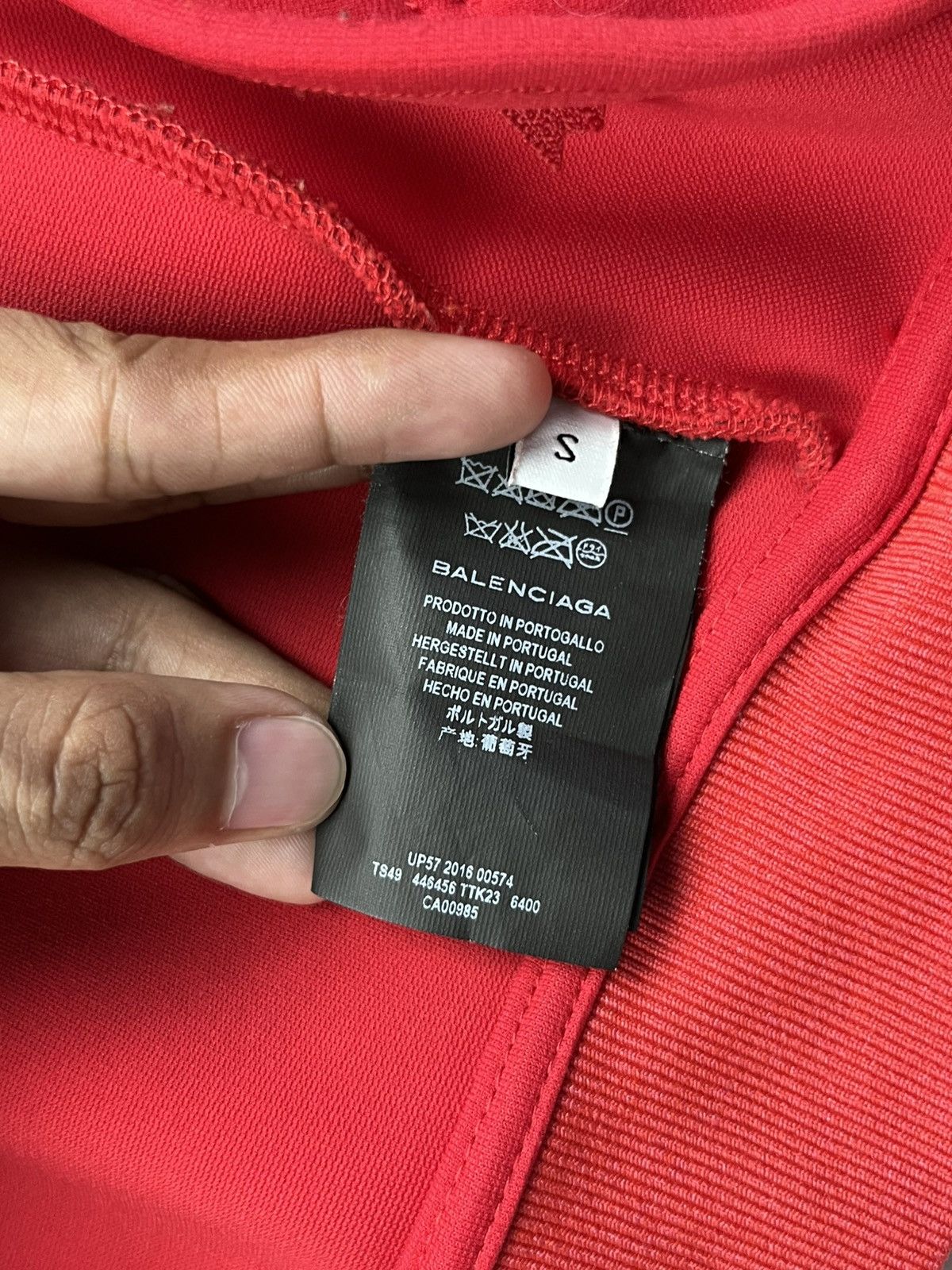 Balenciaga Balenciaga FW16 Asymmetric Red Zip Jacket – Runway Piece Size S / US 4 / IT 40 - 15 Thumbnail