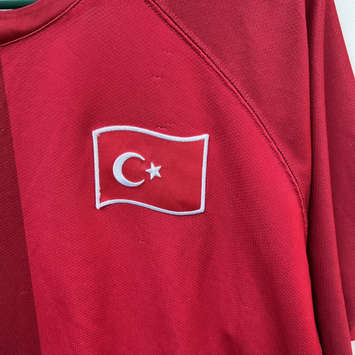 Nike TURKEY 2006 2008 HOME FOOTBALL SHIRT SOCCER JERSEY NIKE Size US L / EU 52-54 / 3 - 2 Thumbnail
