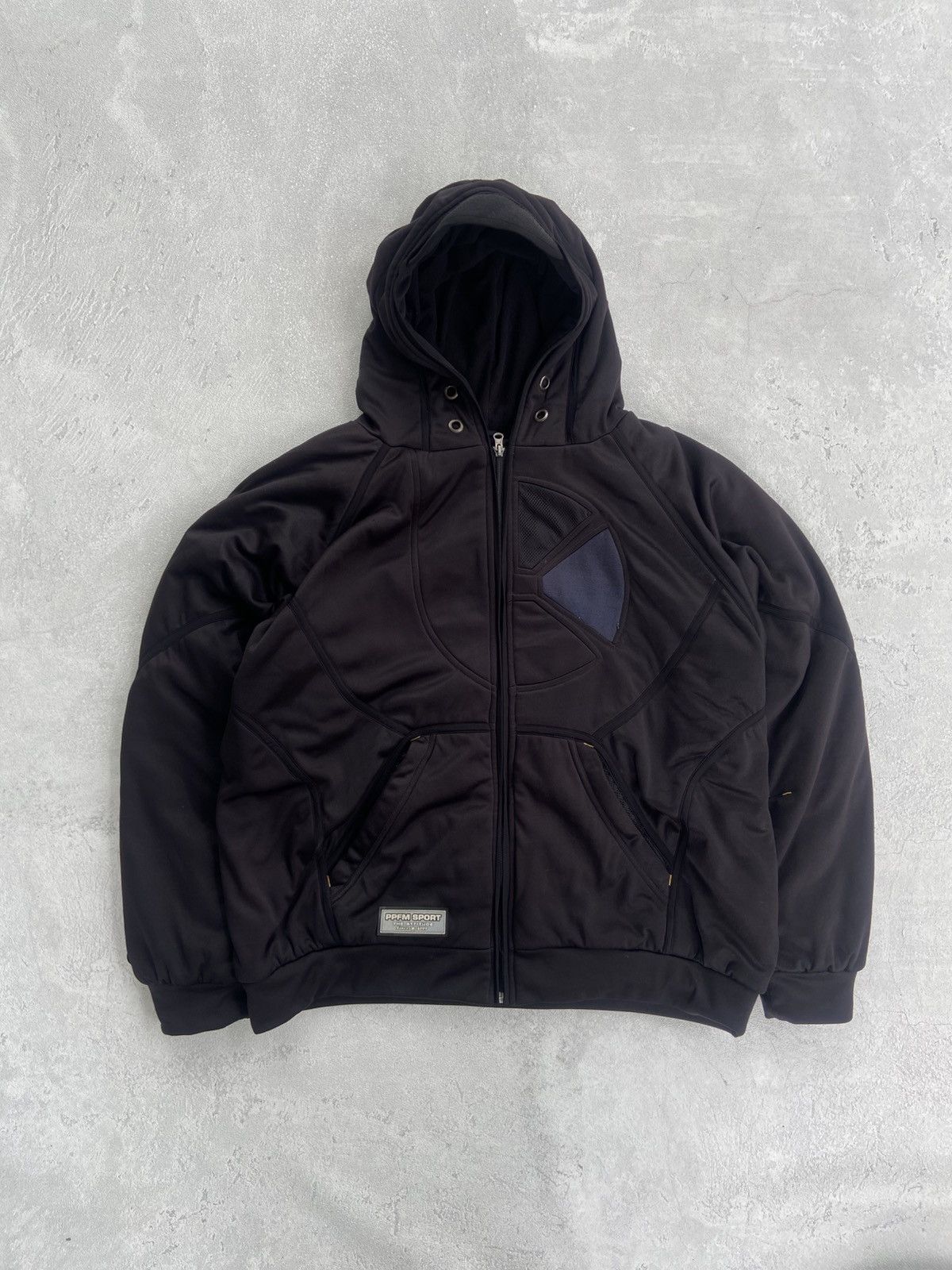 PPFM 2000s PPFM - PPFMTHE+ Research Grup Zip Hoodie Jacket Size US L / EU 52-54 / 3 - 1 Thumbnail