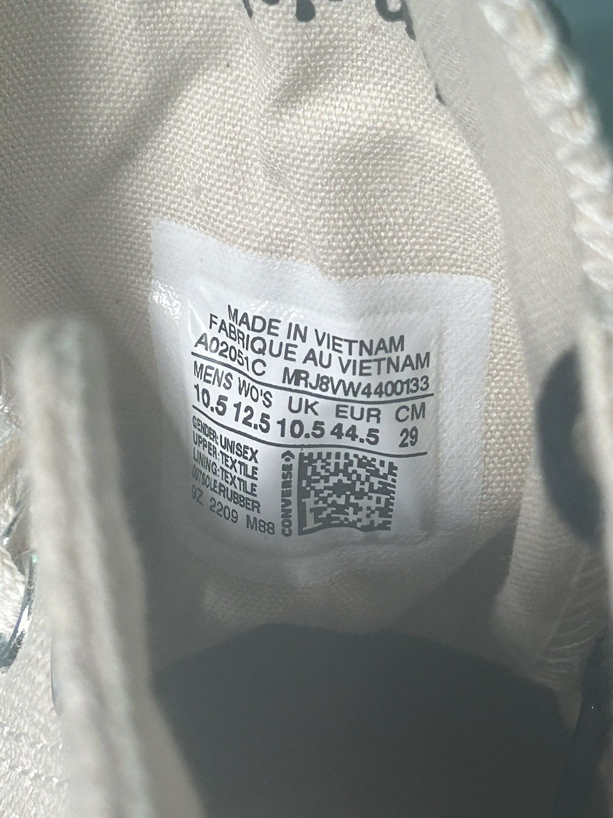Converse Converse Chuck Taylor Stussy Fossil Pearl 2023 Size US 10.5 / EU 43-44 - 10 Thumbnail