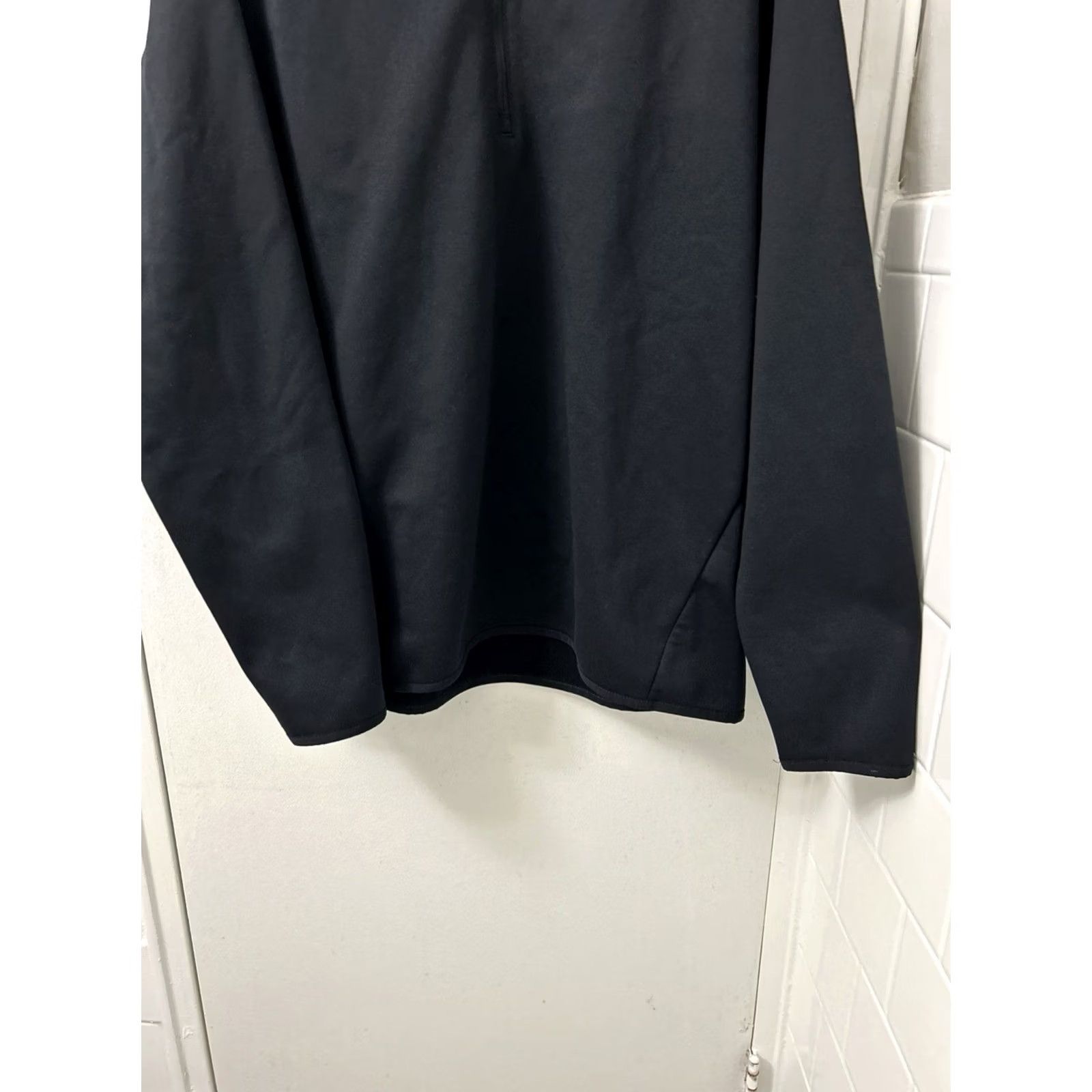 Nike Nike 1/4 Zip Mens Large Black Therma-FIT Jacket L/S CN9492-010 Size US L / EU 52-54 / 3 - 3 Thumbnail
