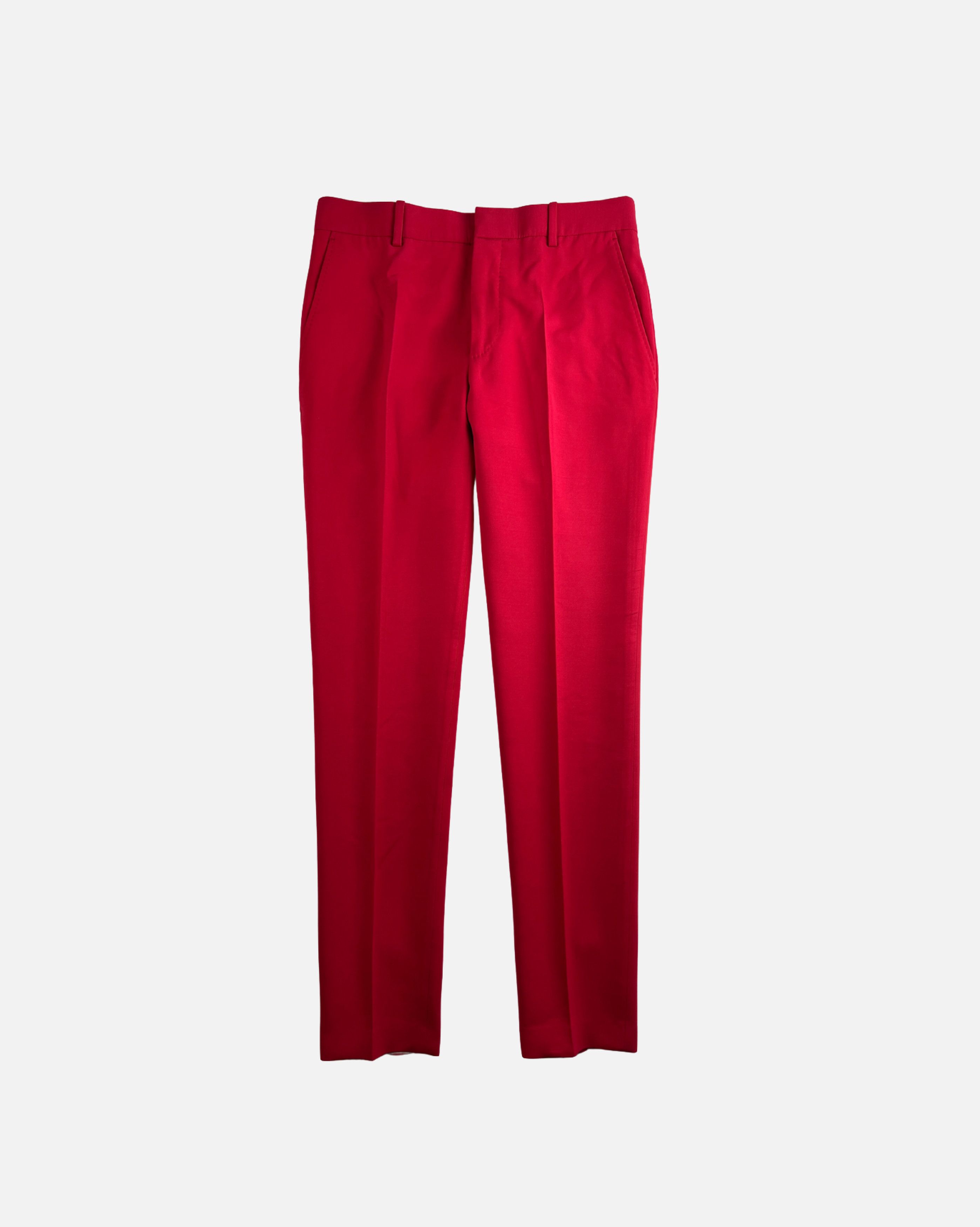 Alexander McQueen Alexander McQueen Red Suit Pants Size US 32 / EU 48 - 1 Thumbnail