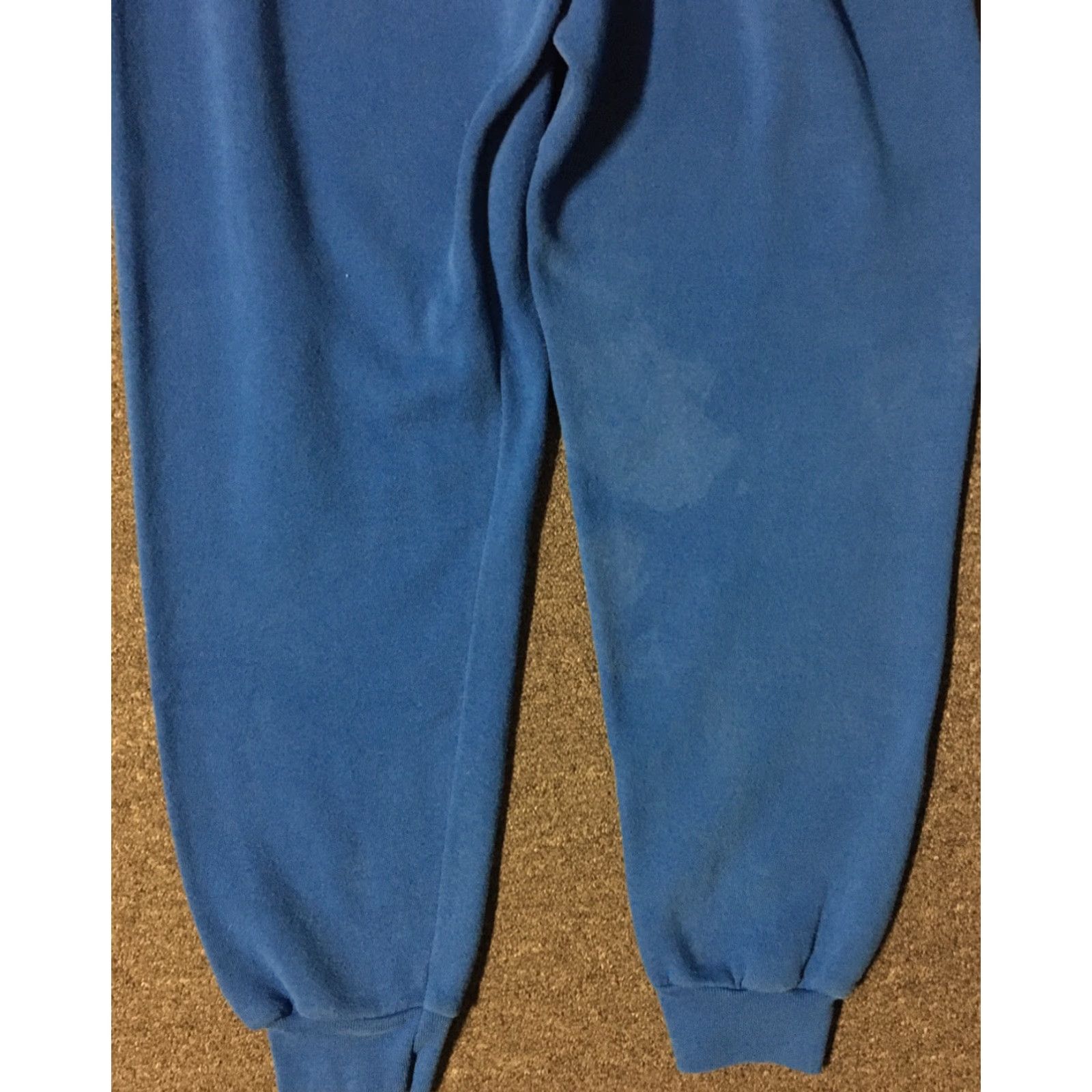 Tultex VINTAGE Tultex Sweatpants XL Blue Striped 80s 90s Distressed Activewear Men's Pants USA Grip Grunge Basketball Track Fitness Punk Retro USA Size US 36 / EU 52 - 5 Thumbnail