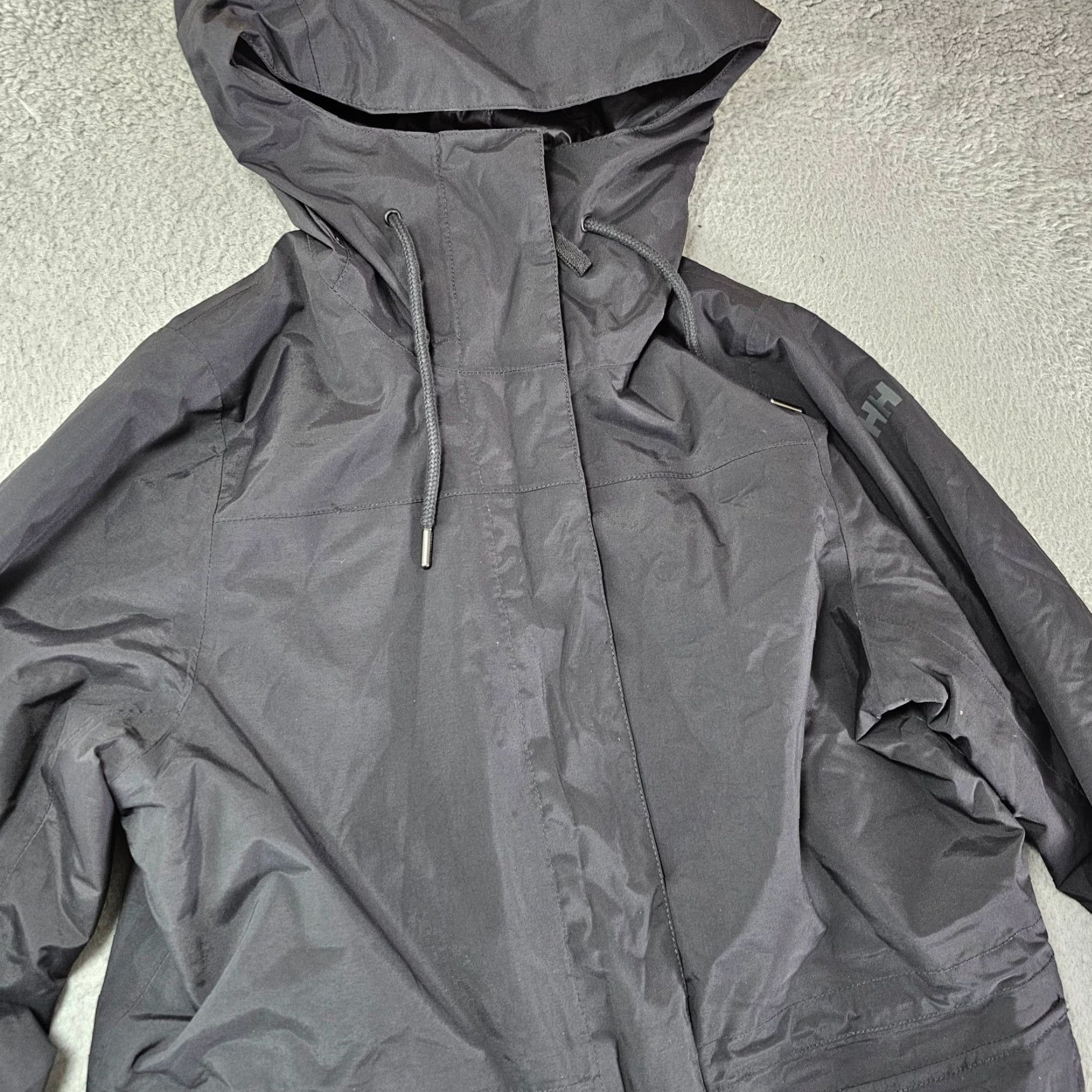 Helly Hansen Helly Hansen Jacket Womens XS Black Waterproof Helly Tech Protection Size XS / US 0-2 / IT 36-38 - 2 Thumbnail