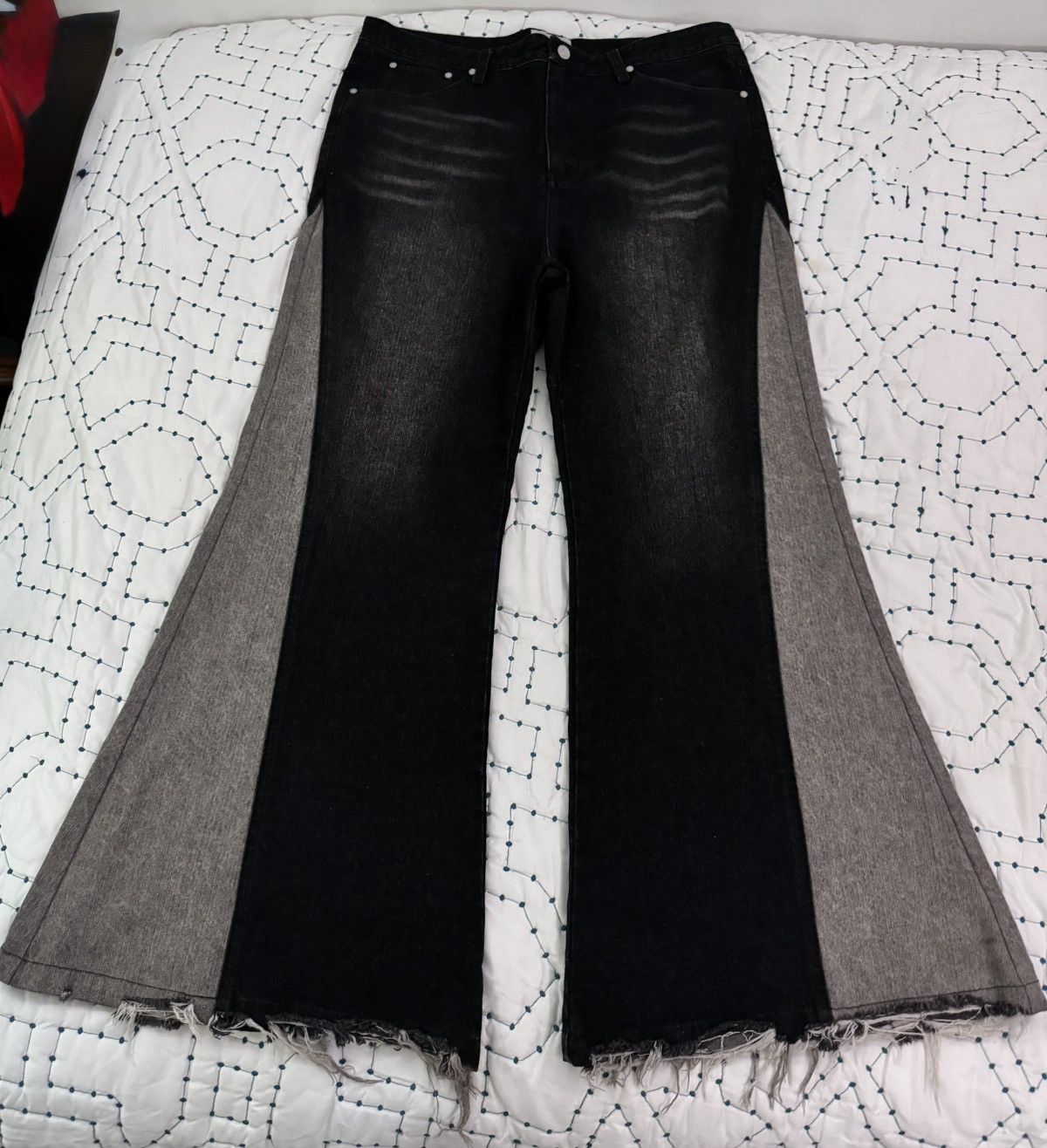 Other Stolen Arts Flared jeans Size US 38 / EU 54 - 1 Thumbnail