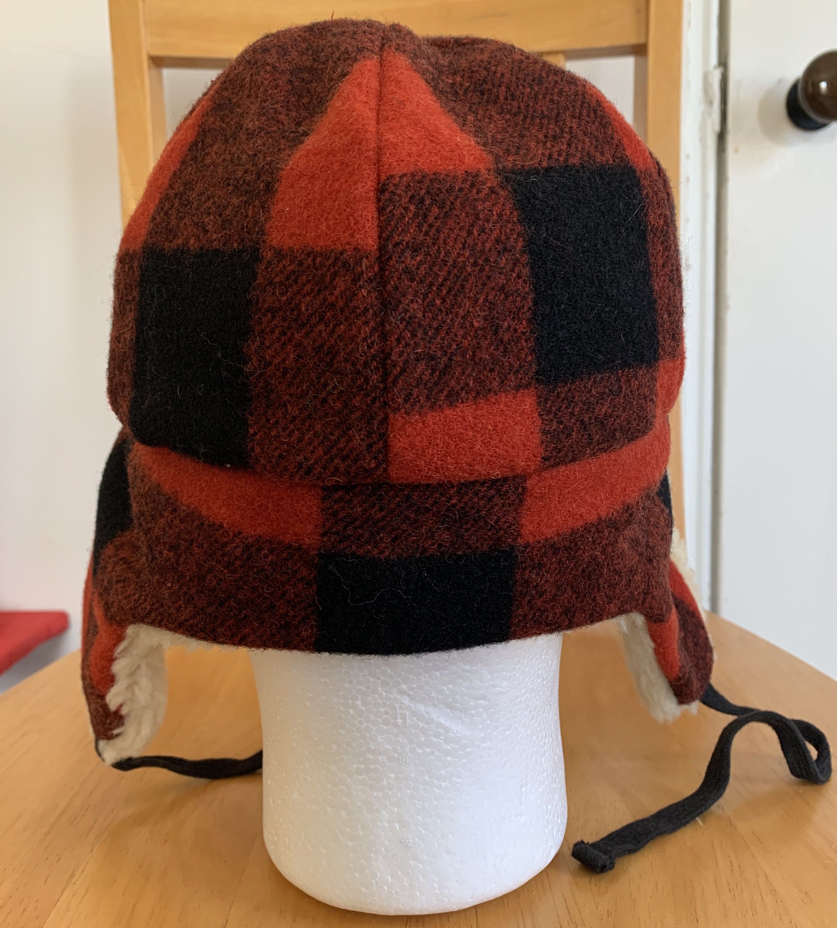 Number (N)ine FW08 Wool Check Hat Size ONE SIZE - 4 Thumbnail