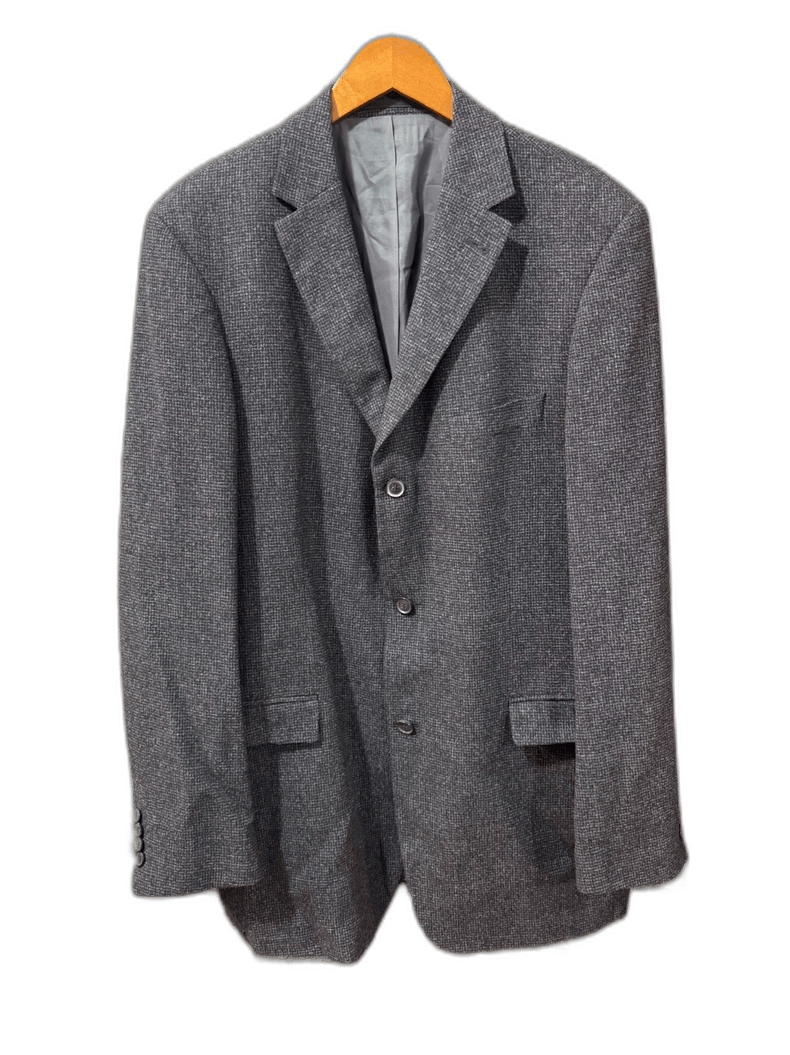 Emporio Armani BOSS Gray Suit Jacket with Buttons Size US XL / EU 56 / 4 - 1 Thumbnail