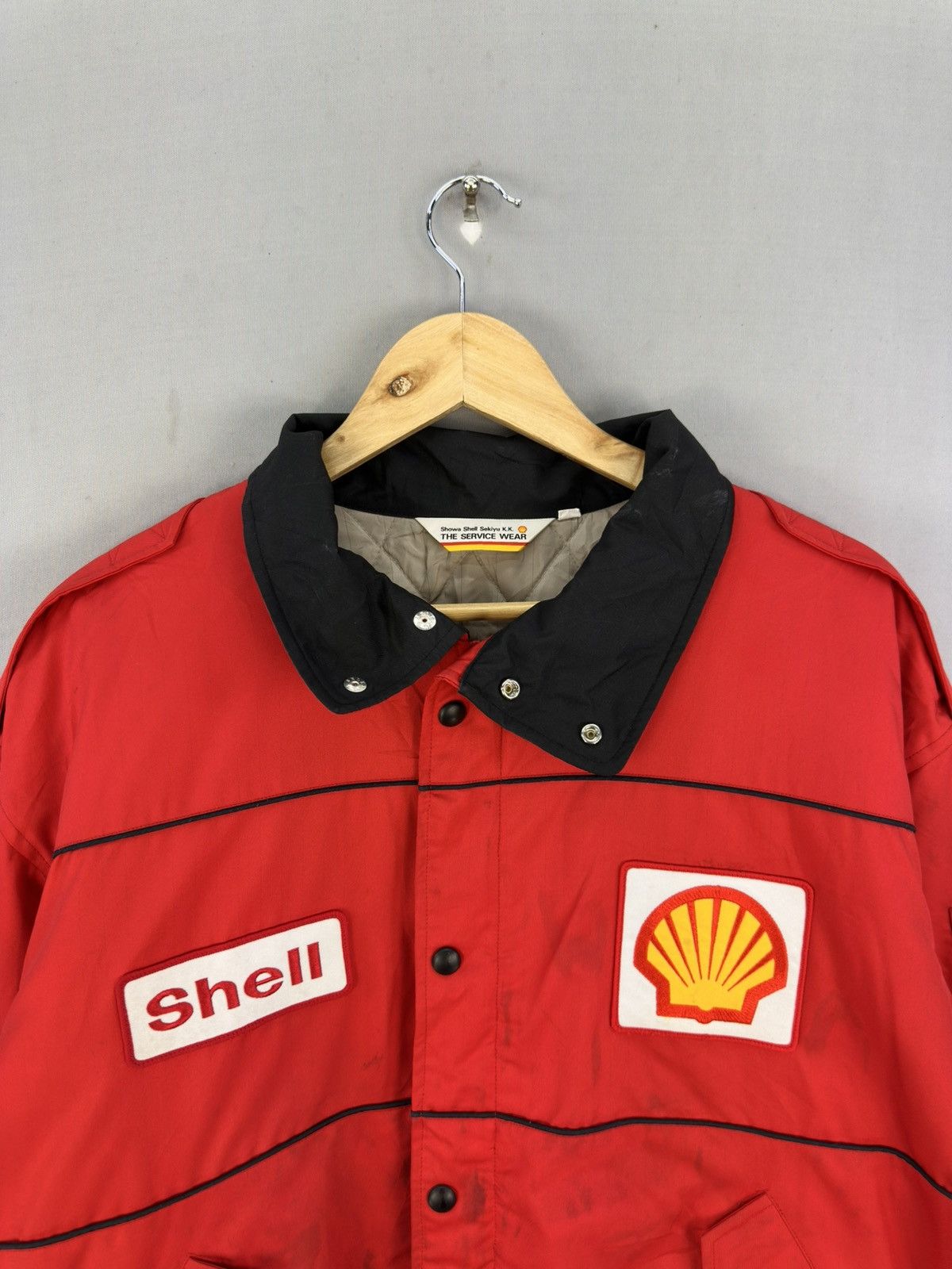 Japanese Brand Shell Service Worker Bomber Jacket Size US XL / EU 56 / 4 - 5 Thumbnail