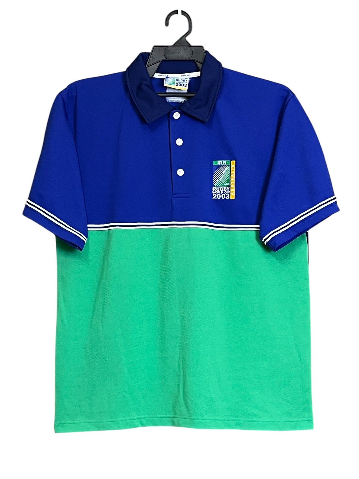 Other VINTAGE Y2K RUGBY WORLD CUP AUSTRALIA IRB 2003 POLO SHIRT Size US L / EU 52-54 / 3 - 1 Thumbnail