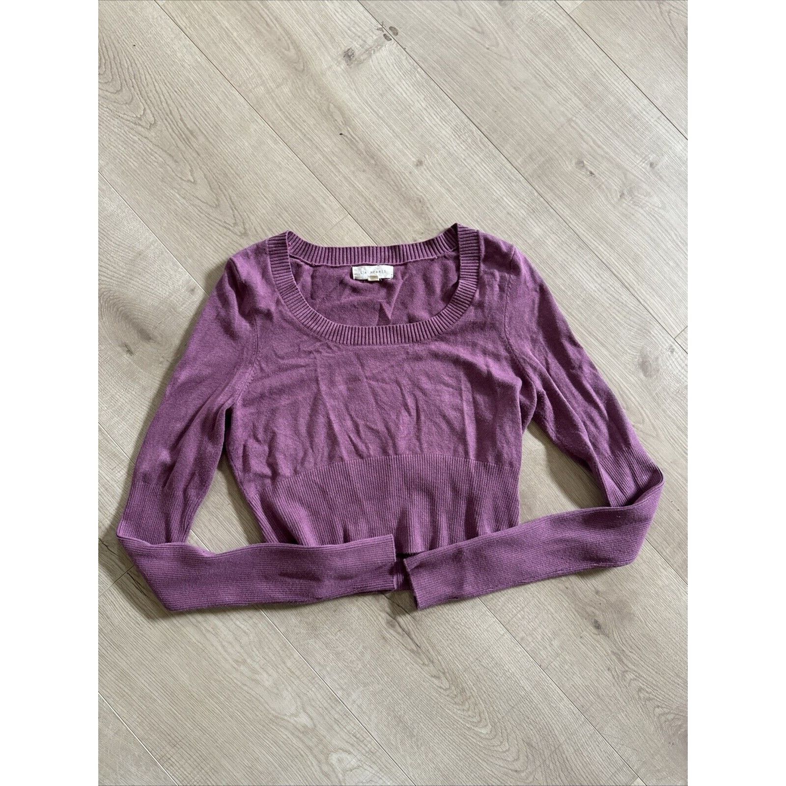 Other LA Hearts Women’s Small Purple Cropped Long Sleeve Size S / US 4 / IT 40 - 3 Thumbnail