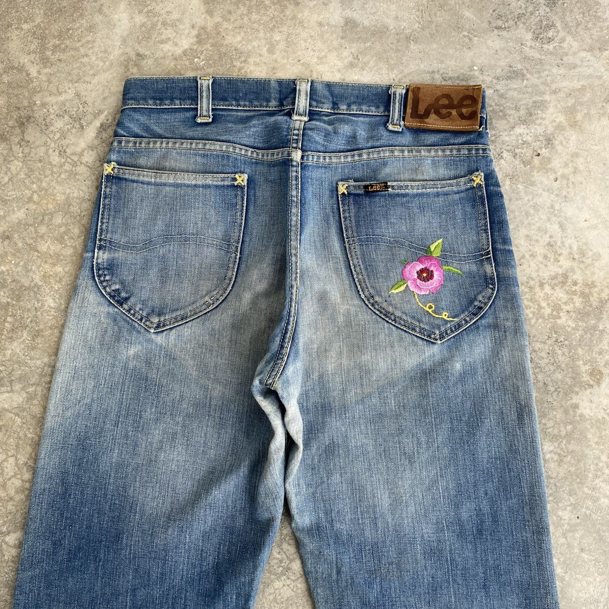 Lee Vintage 60’s Lee 101Z Faded Blue Half Selvedge Jeans Size US 30 / EU 46 - 14 Thumbnail
