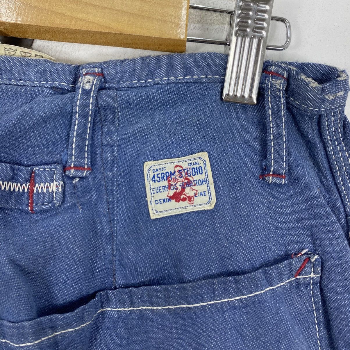 45rpm 45RPM Studio Japan Indigo Cinch Back Painter Pants Blue M Size US 28 / EU 44 - 8 Thumbnail