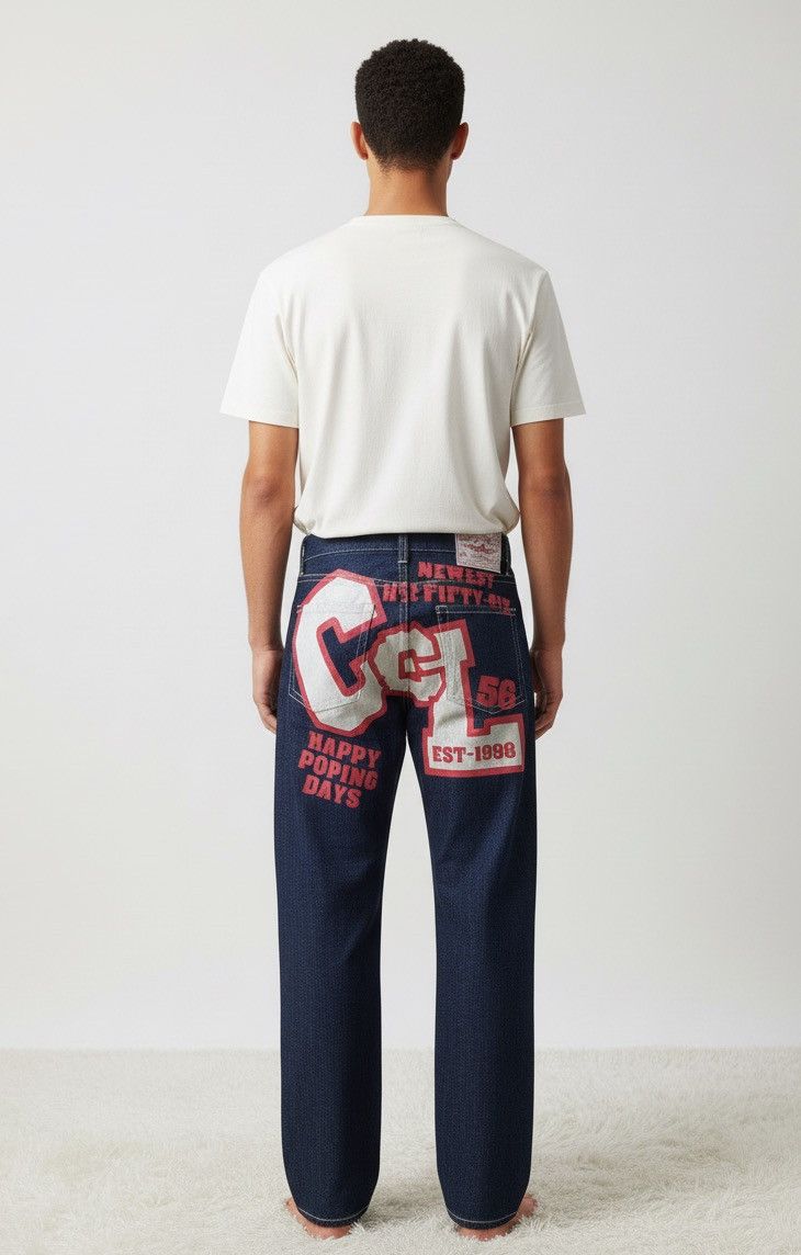 Japanese Brand Co & Lu Big Spell Denim Travis Scott Size US 30 / EU 46 - 15 Thumbnail