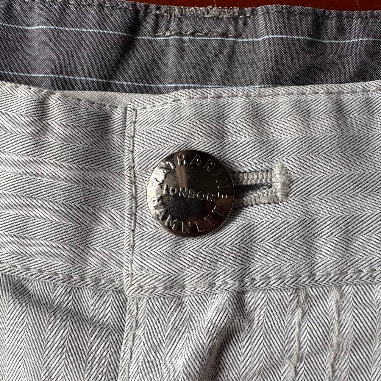 Katharine Hamnett London Katharine Hamnett London Stripe Distinct Herringbone Pattern Size US 32 / EU 48 - 9 Thumbnail