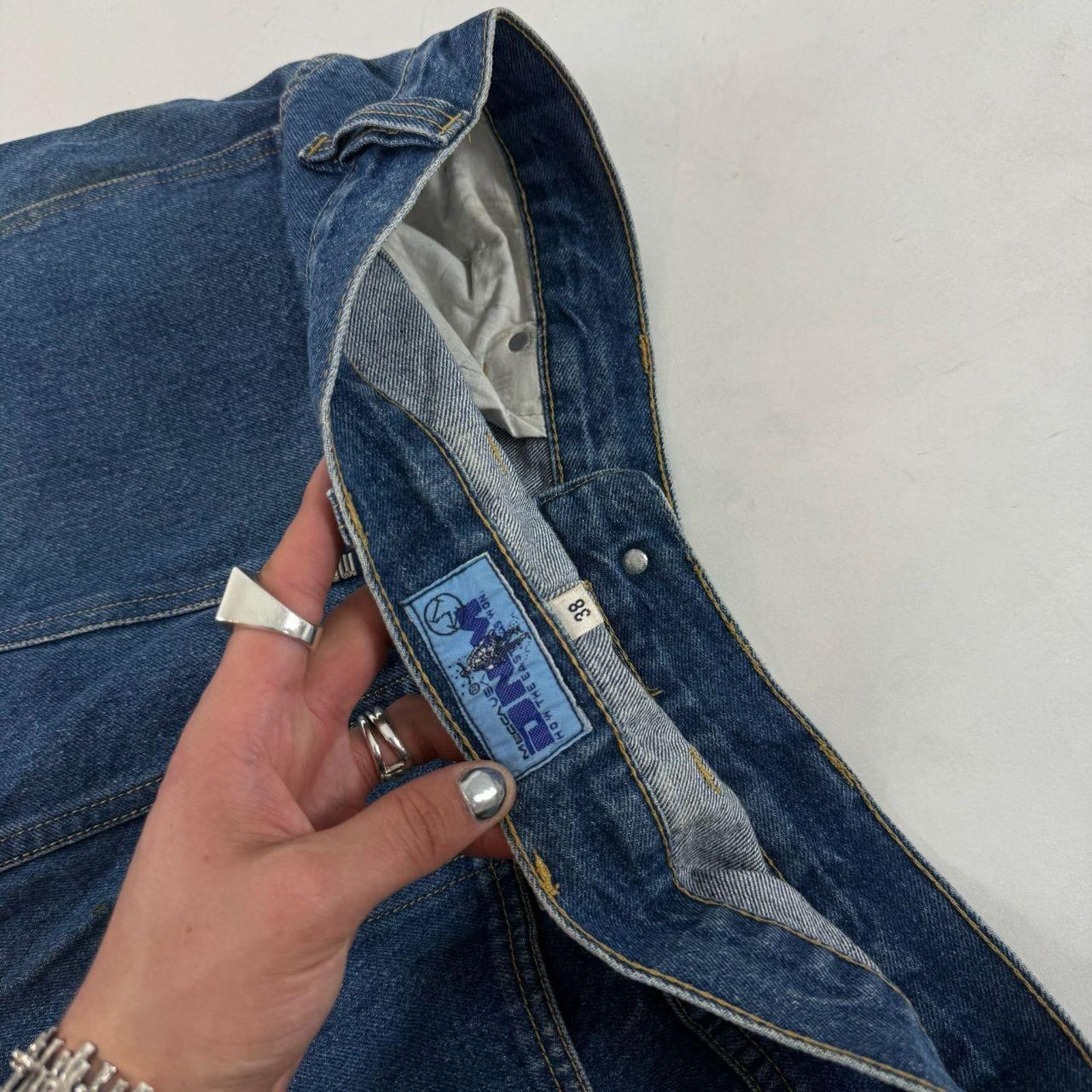 JNCO × Rocawear × Vintage Vintage y2k faded skater rare embroidered baggy archive jean Size US 34 / EU 50 - 6 Thumbnail