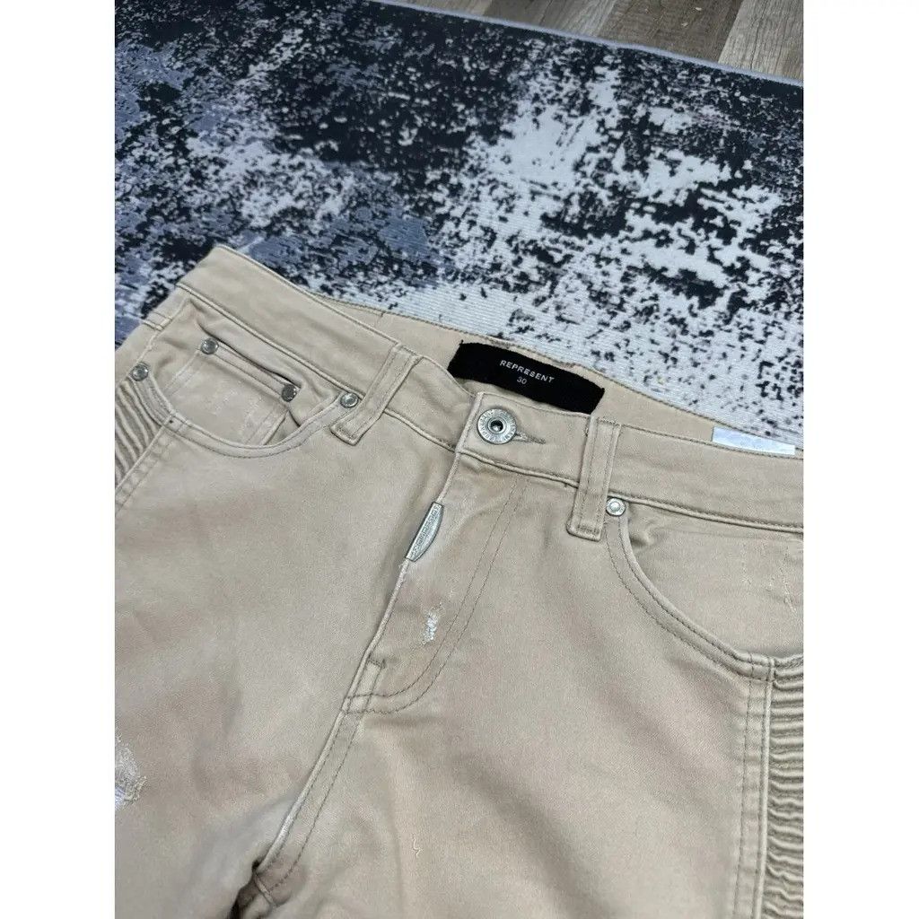 Represent Clo. Represent Trousers Size 30 Beige Size US 30 / EU 46 - 3 Thumbnail