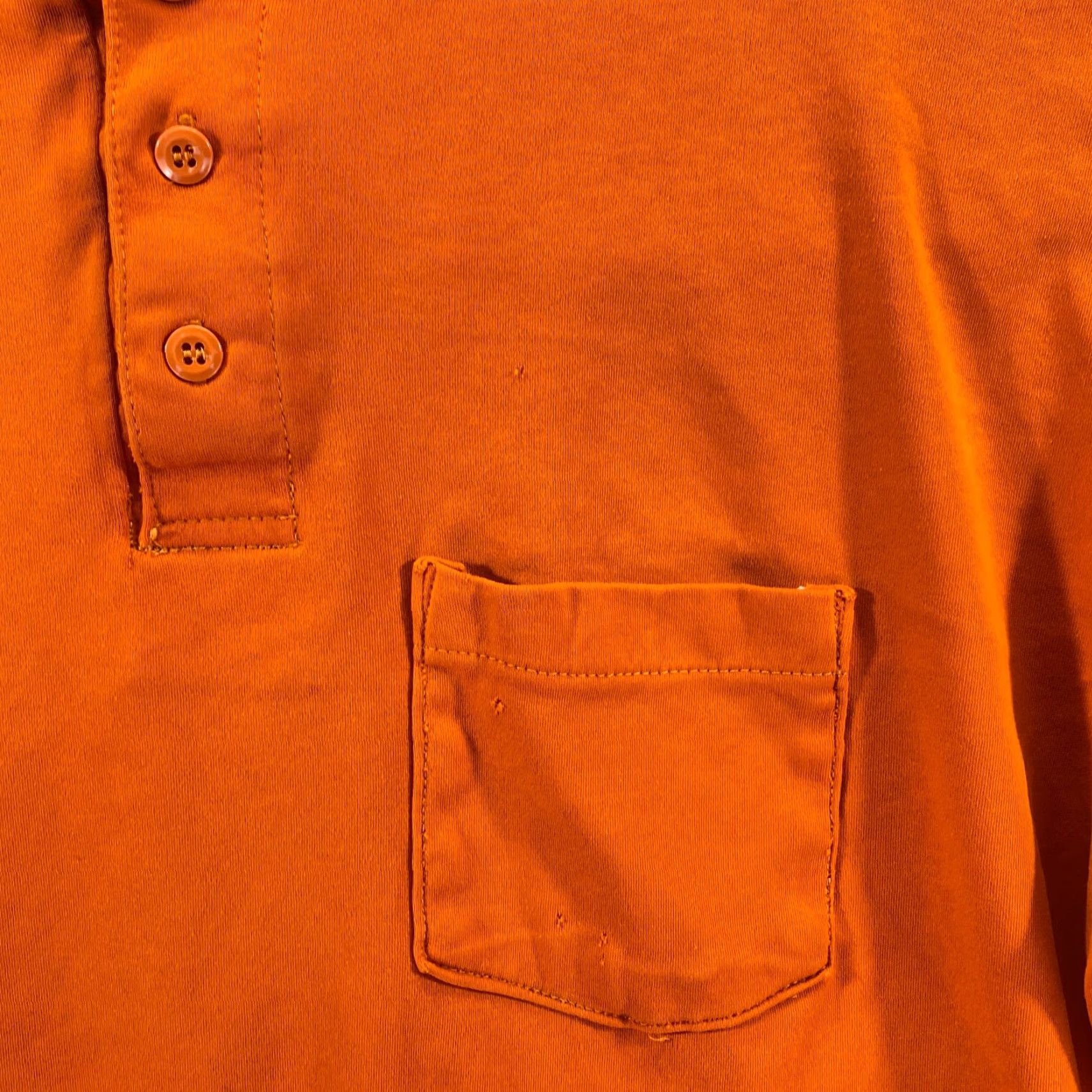 Vintage VINTAGE Bulwark Workwear FR Mens Size XL Flame Resistant Henley Orange Shirt Long Sleeve Size US XL / EU 56 / 4 - 3 Thumbnail