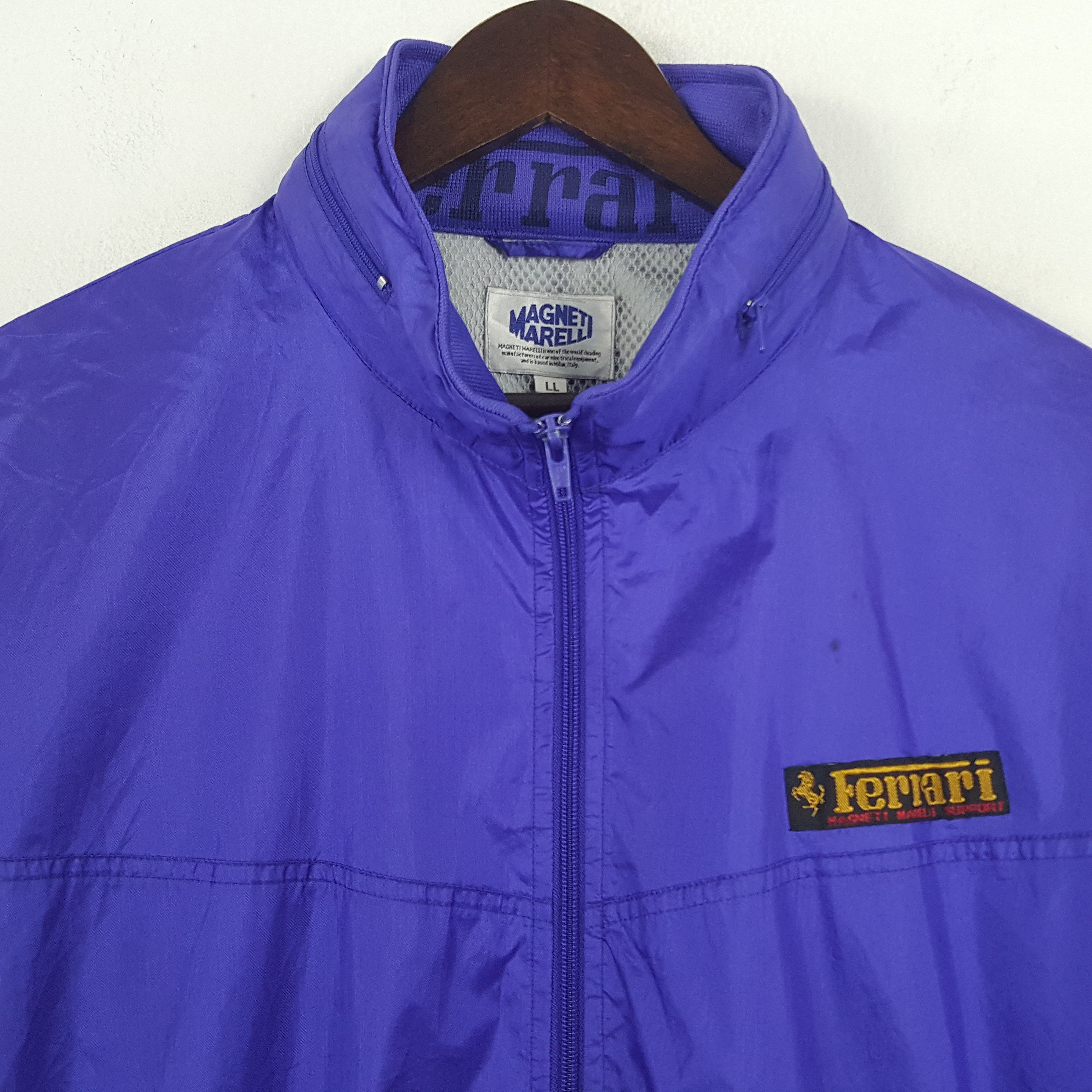 Ferrari × Vintage Vintage Ferrari Magneti Marelli Windbreaker Zipper Jacket Size US L / EU 52-54 / 3 - 2 Thumbnail