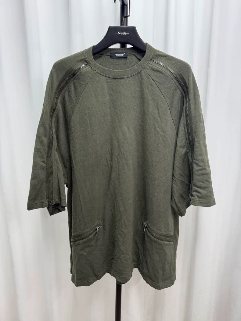 Undercover UNDERCOVER Zipper Deconstruction Seven-point Sleeve Sweater Size US XL / EU 56 / 4 - 1 Thumbnail