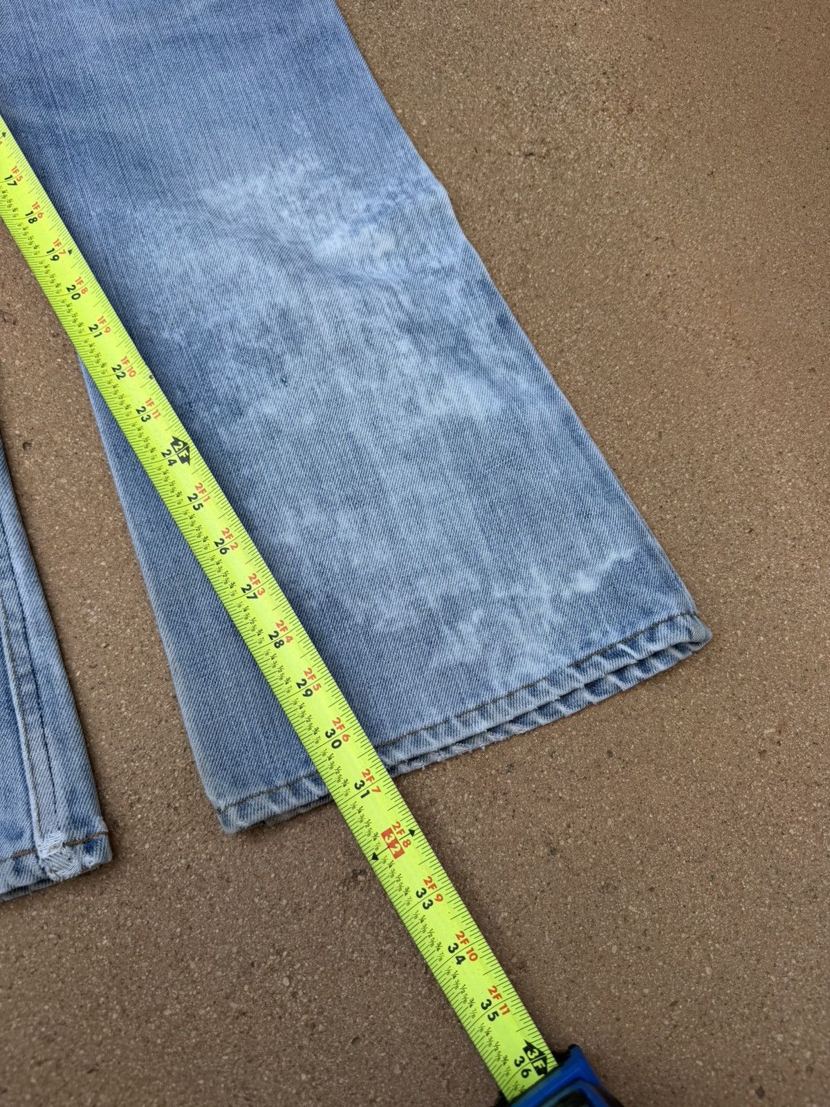 Levi's Vtg 70’s Levi’s 646 Orange Tab Bellbottom Flare Jeans 31x31 Size US 31 - 10 Thumbnail