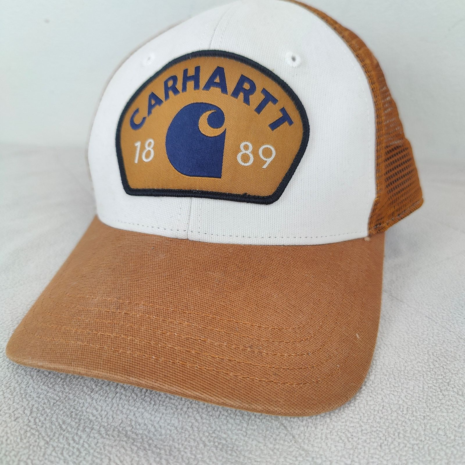 Carhartt Carhartt 1889 Retro Logo Baseball Cap Black Mesh Back Size ONE SIZE - 2 Thumbnail