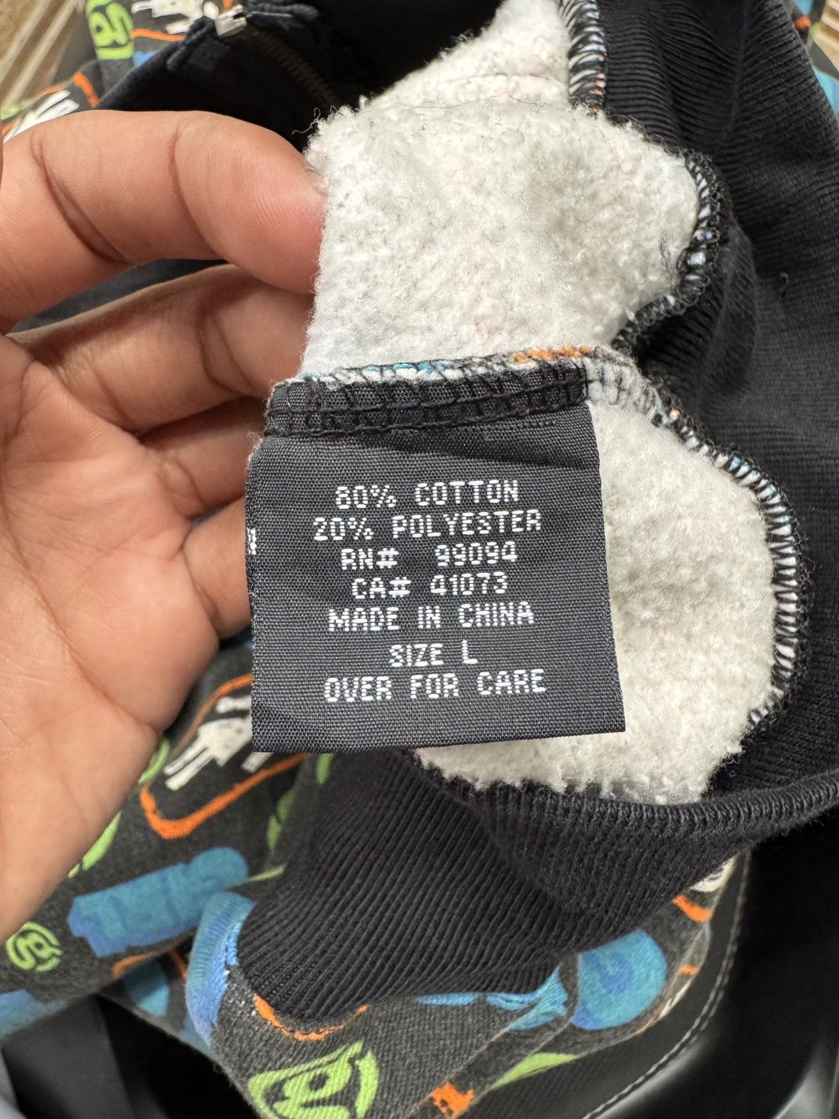 Vintage ZIP HOODIE GIRL SKATEBOARD ALL OVER PRINT 🔥VERY RARE🔥 Size US L / EU 52-54 / 3 - 10 Thumbnail