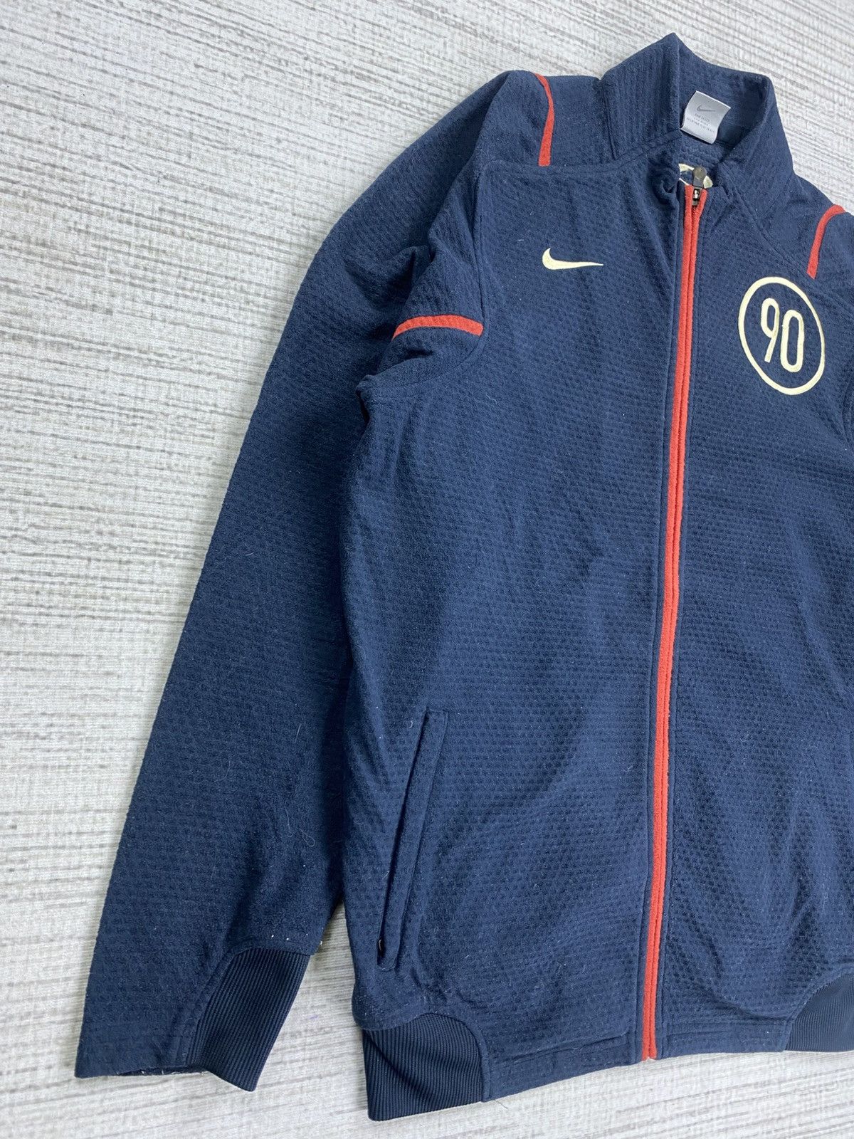 Japanese Brand × Nike × Vintage Vintage Nike 90 Sphere Thermal Embroidery Logo Zipper Jacket Size US M / EU 48-50 / 2 - 3 Thumbnail