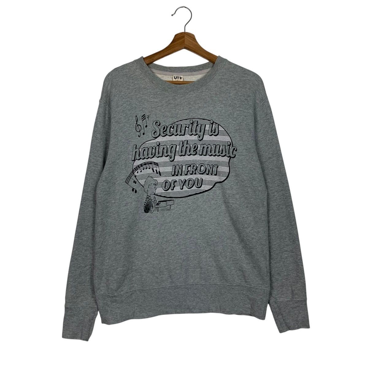 Peanuts UNIQLO X PEANUTS Words Crewneck Sweatshirt #3580-C164 Size US S / EU 44-46 / 1 - 1 Thumbnail
