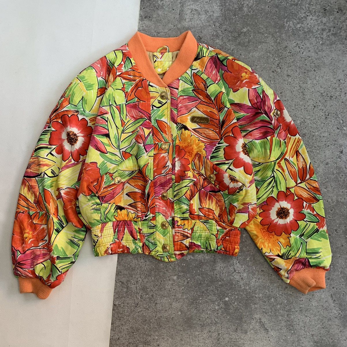 Phenix sky jacket floral motif