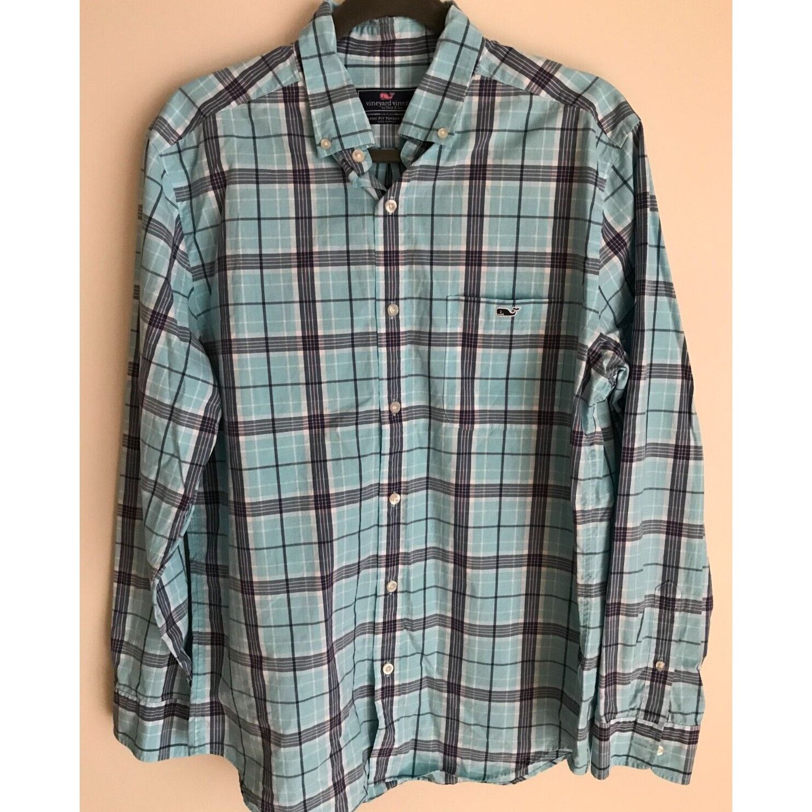 Vineyard Vines Vineyard Vines Men’s Classic Tucker Plaid L/S Shirt - MED Size US M / EU 48-50 / 2 - 1 Thumbnail