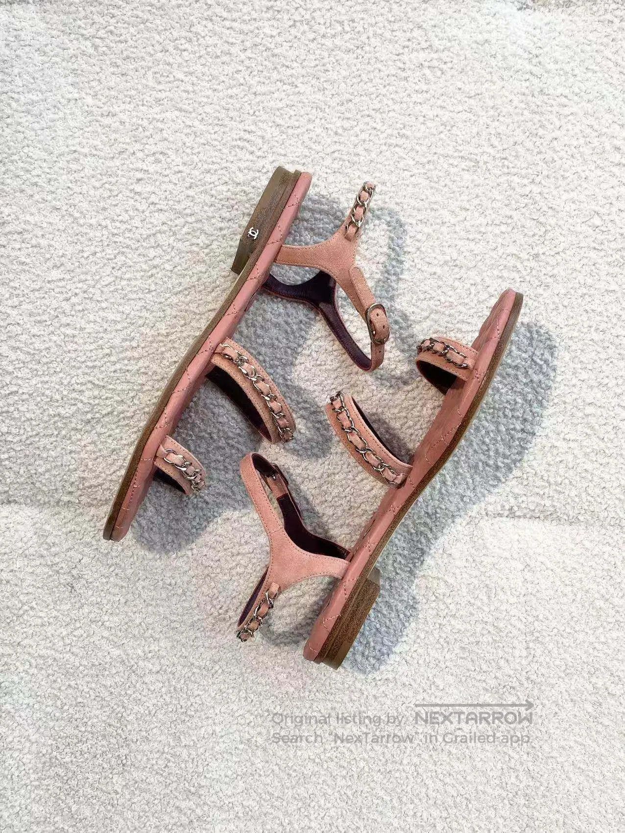 Chanel Chanel Strappy chain sandals| Size US 6 / IT 36 - 3 Thumbnail