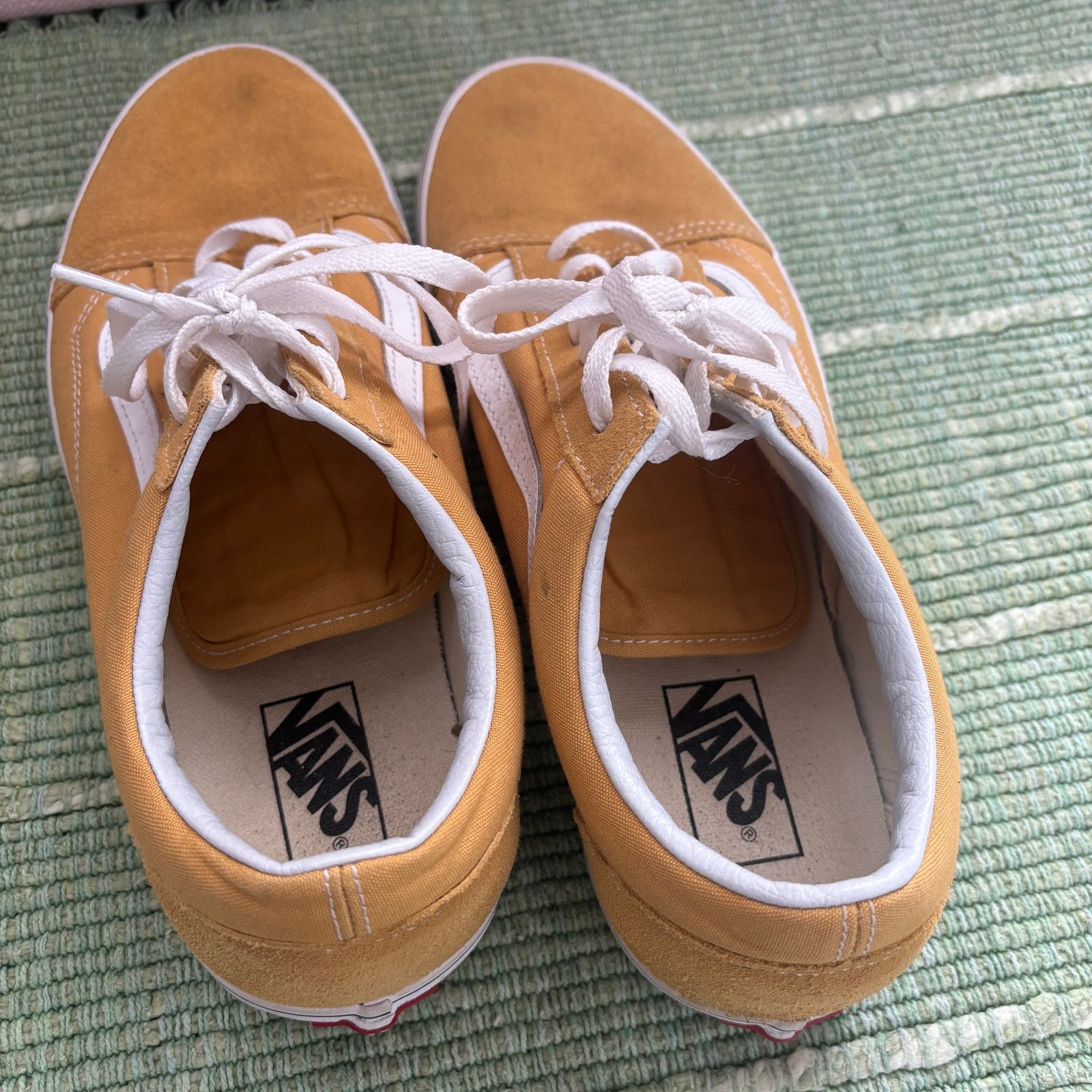 Vans Vans Yellow Low Top Suede Skate Shoes Mens Size 11.5 Size US 11.5 / EU 44-45 - 8 Thumbnail