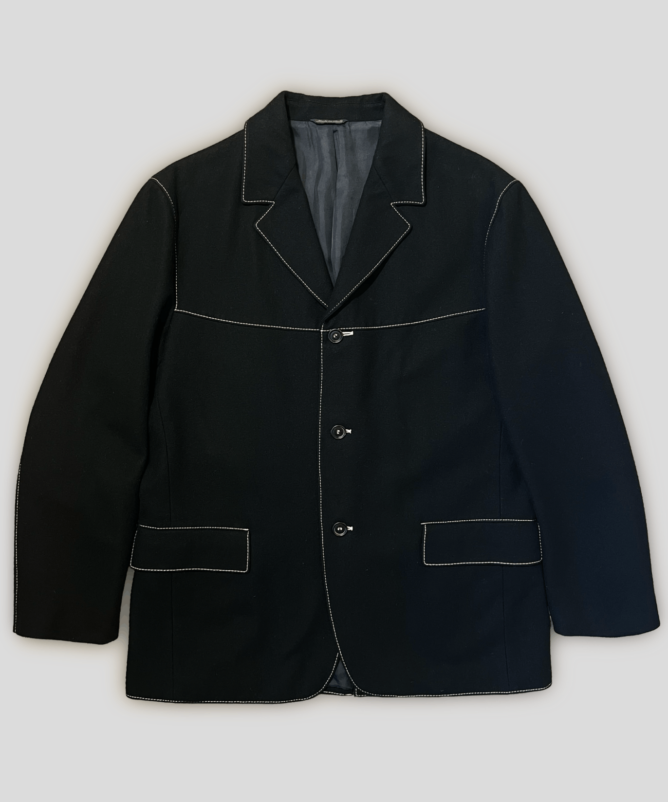 Moschino Moschino Men's Black Jacket Cheap & Chic Size 50R - 1 Thumbnail