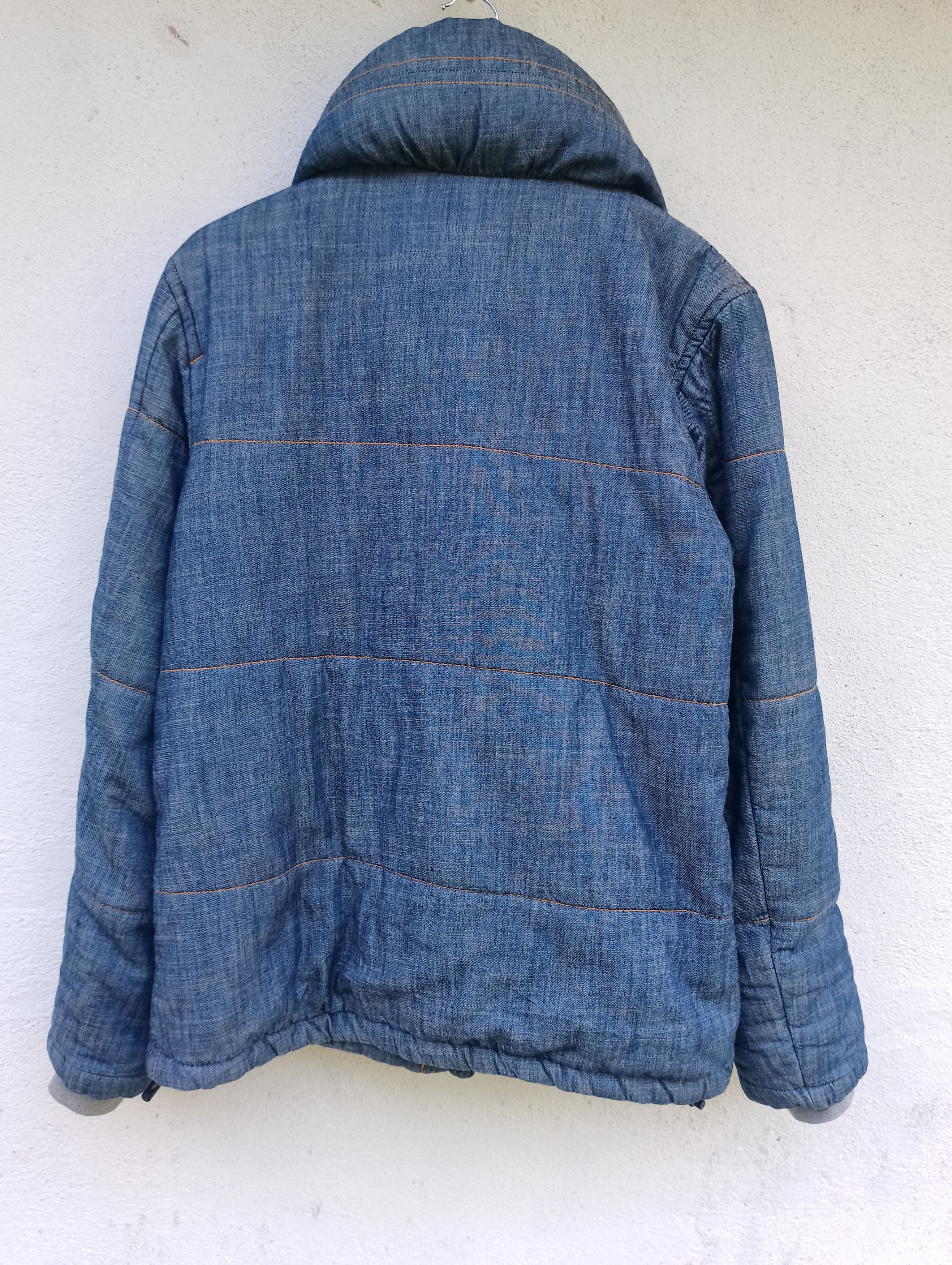 Issey Miyake × Japanese Brand × mercibeaucoup Mercibeaucoup Denim Pillow Jacket By Issey Miyake Size US L / EU 52-54 / 3 - 2 Thumbnail