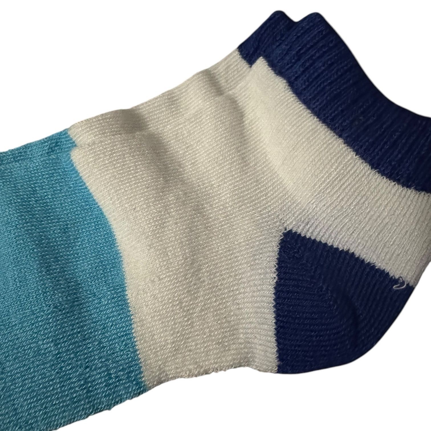 Other Campton & Co. Women’s Blue Striped Ankle Socks 9 to 11 NWT Size ONE SIZE - 2 Thumbnail