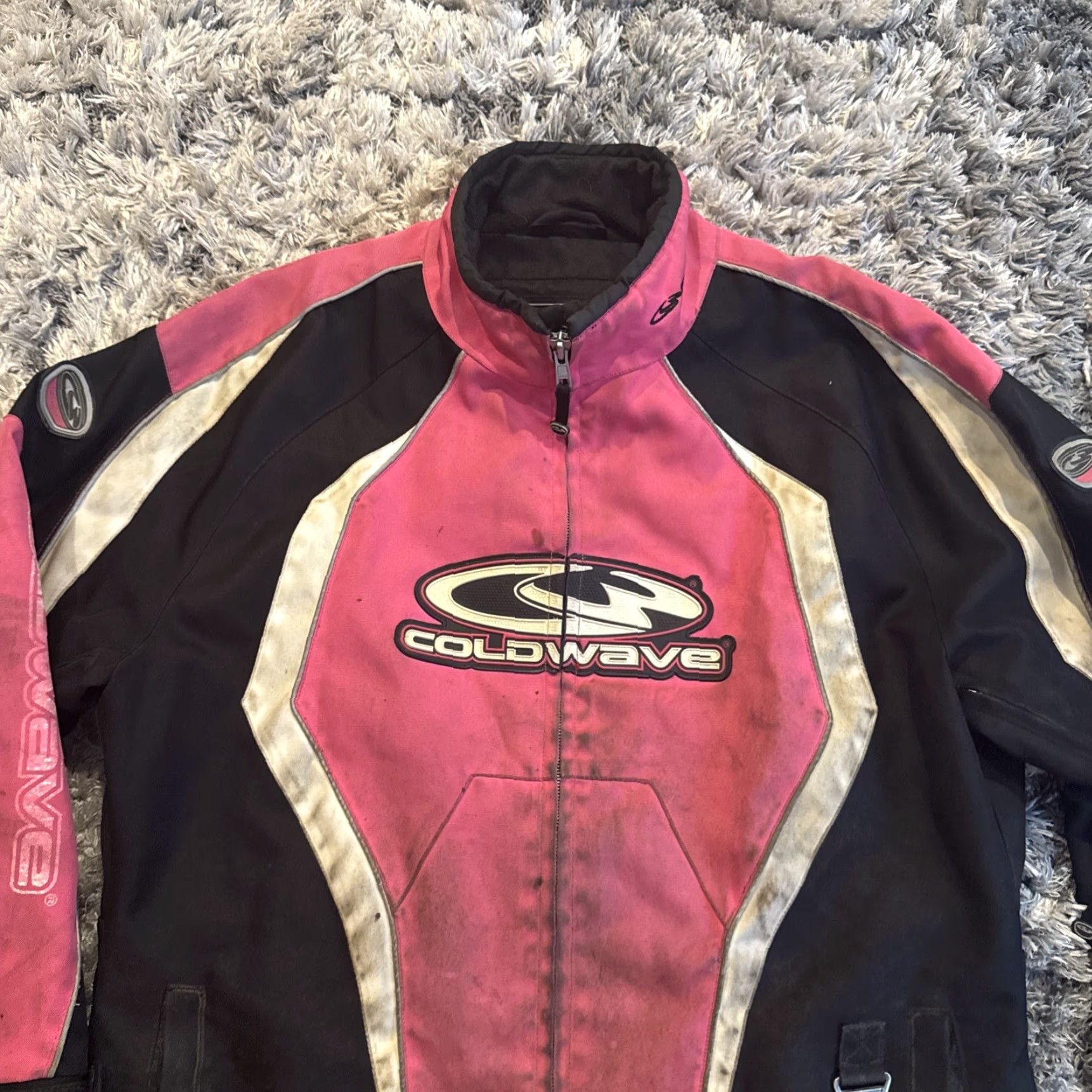 Pinko FLAWED Coldwave Ladies Pink Ski Jacket Coat XL READ!! Nike Size XL / US 12-14 / IT 48-50 - 3 Thumbnail