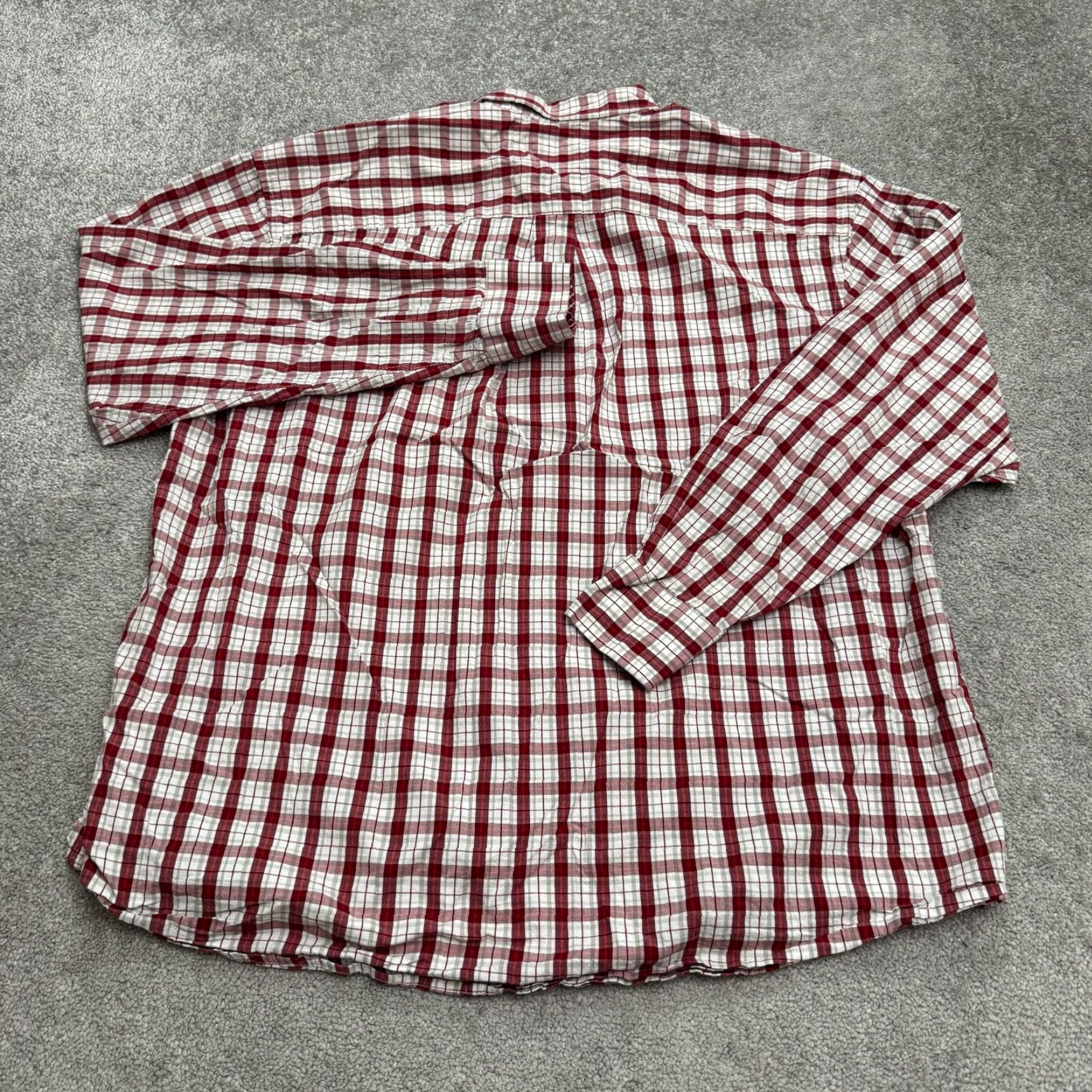 Wrangler Wrangler George Strait Western Shirt Men 2XL Red Plaid Cotton Button-Down Size US XXL / EU 58 / 5 - 2 Thumbnail