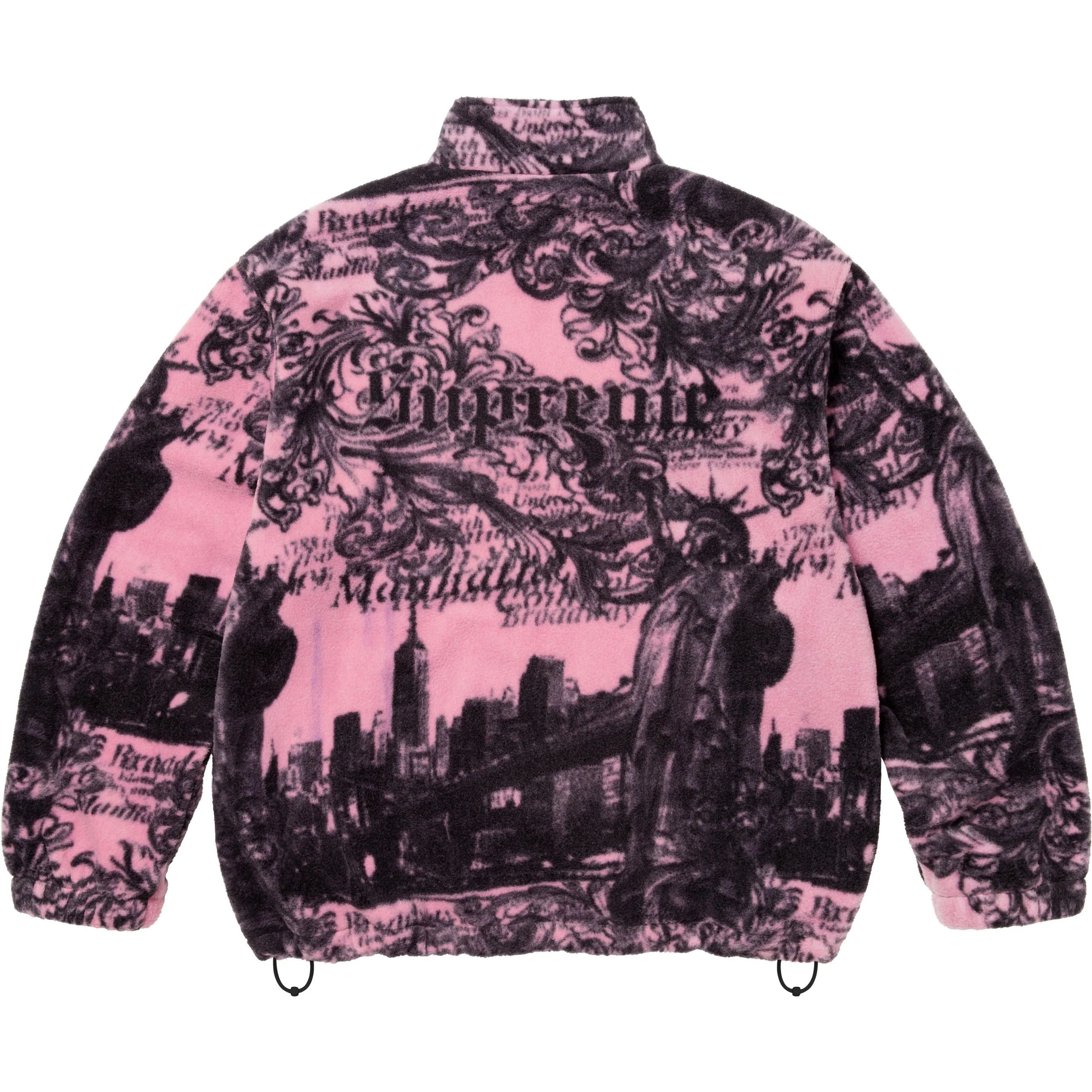 Supreme Supreme New York Fleece Jacket Size US M / EU 48-50 / 2 - 2 Thumbnail